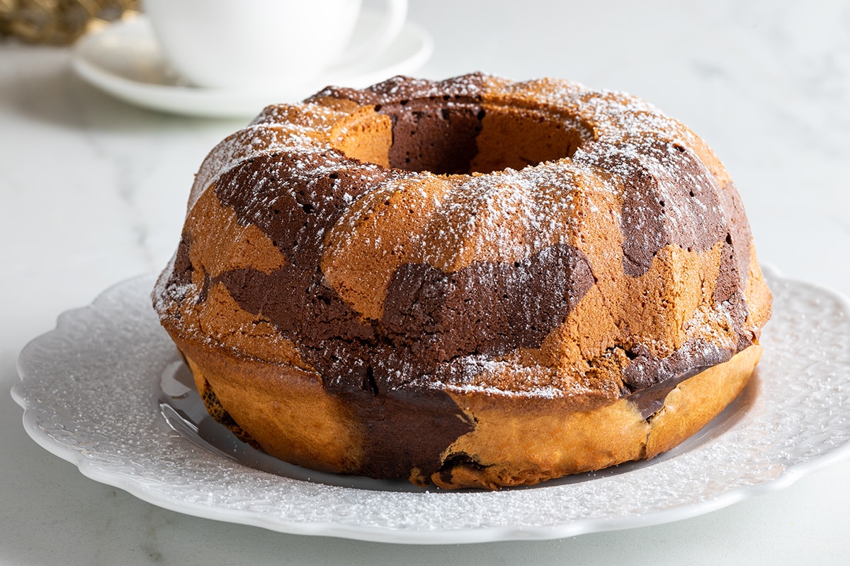 Torta marmorizzata al limone ricetta