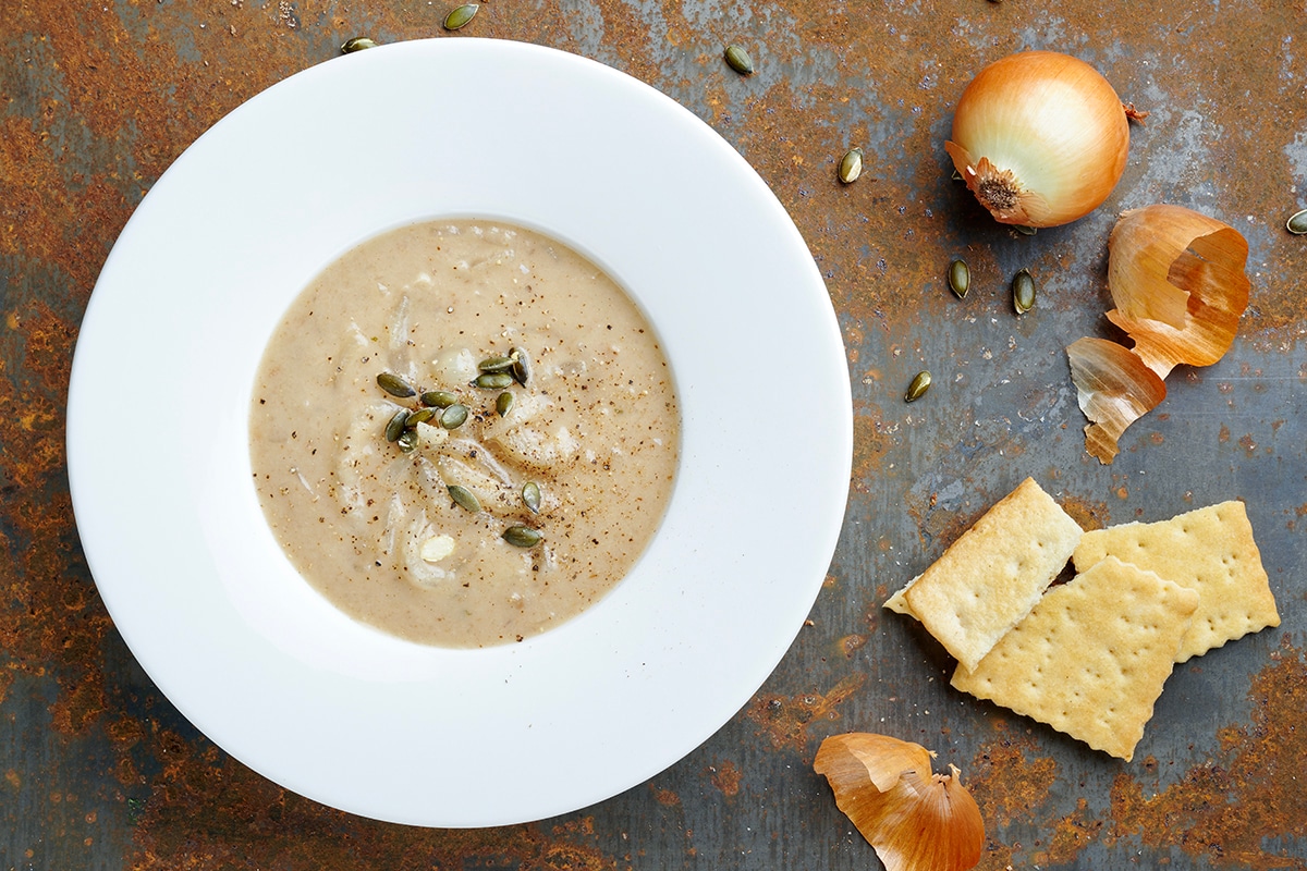 Zuppa di cipolle al whisky ricetta