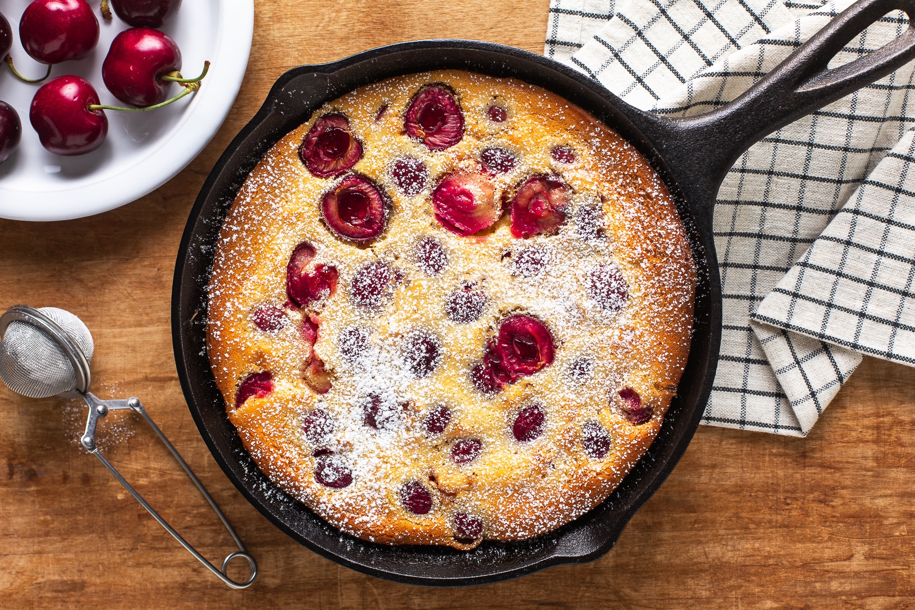 Clafoutis di ciliegie ricetta