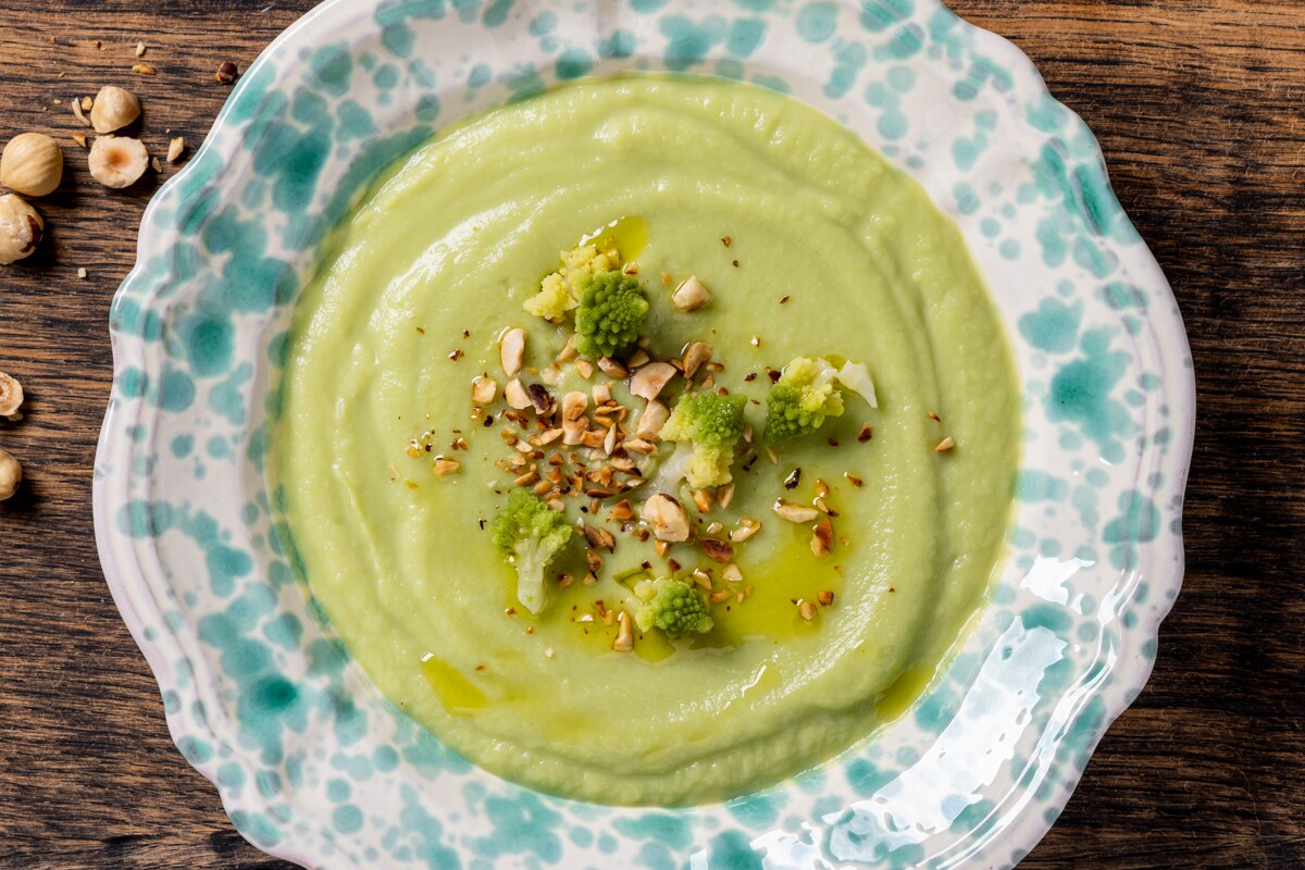 Vellutata di broccolo romanesco ricetta