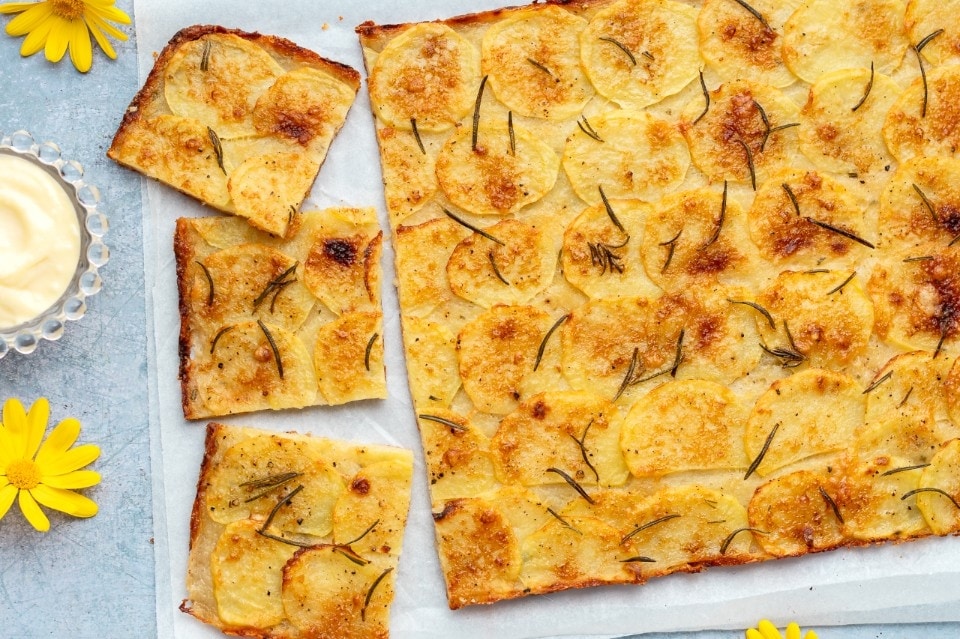 Schiacciata di patate con Grana Padano ricetta