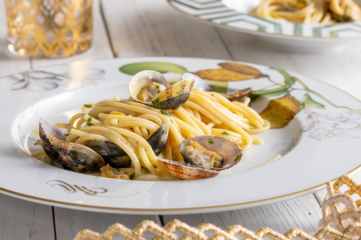 Spaghetti alle vongole ricetta