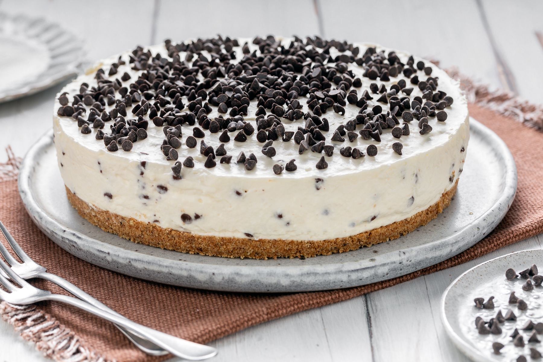 Cheesecake alla stracciatella ricetta