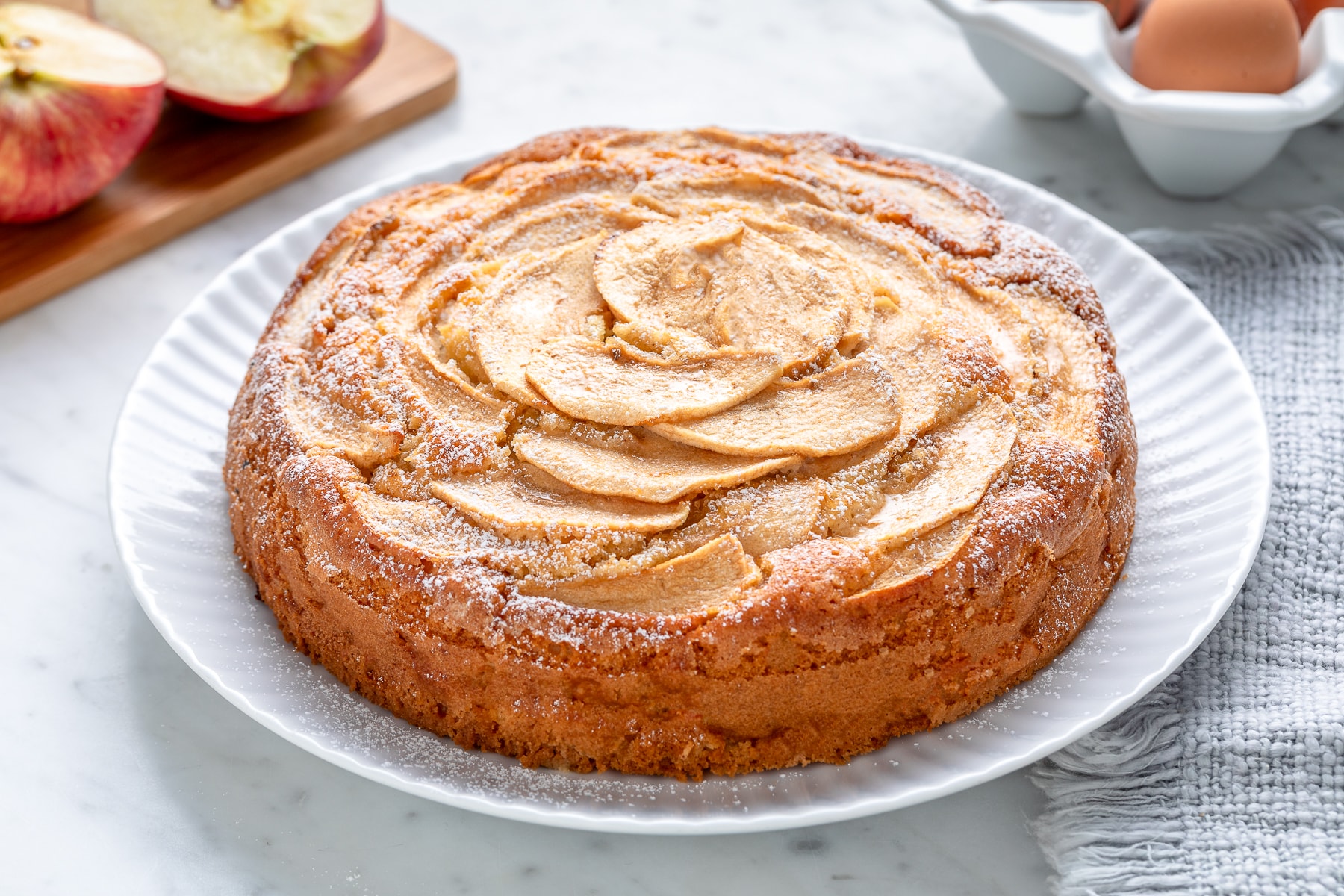 Torta di mele all'acqua ricetta