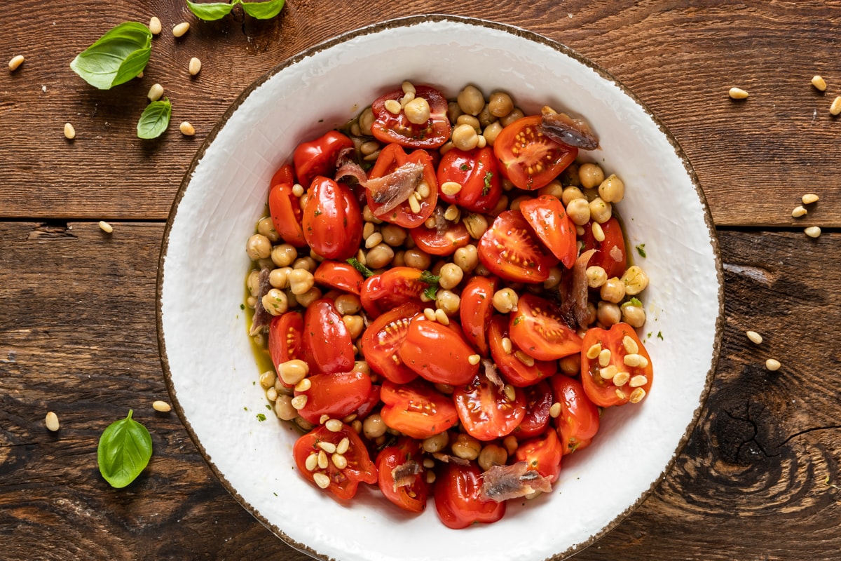 Insalata di ceci ricetta