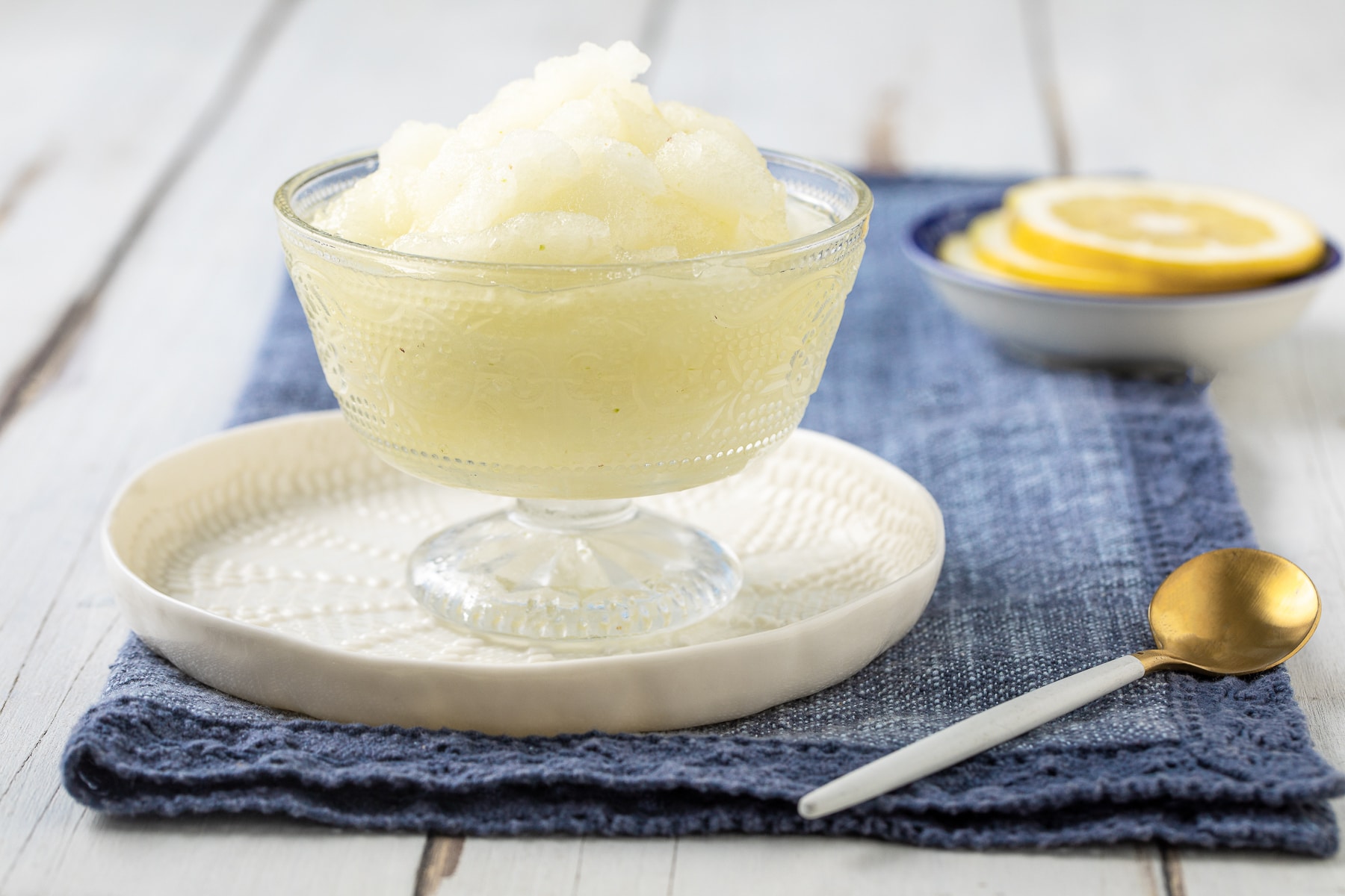 Granita al limone con il Bimby ricetta