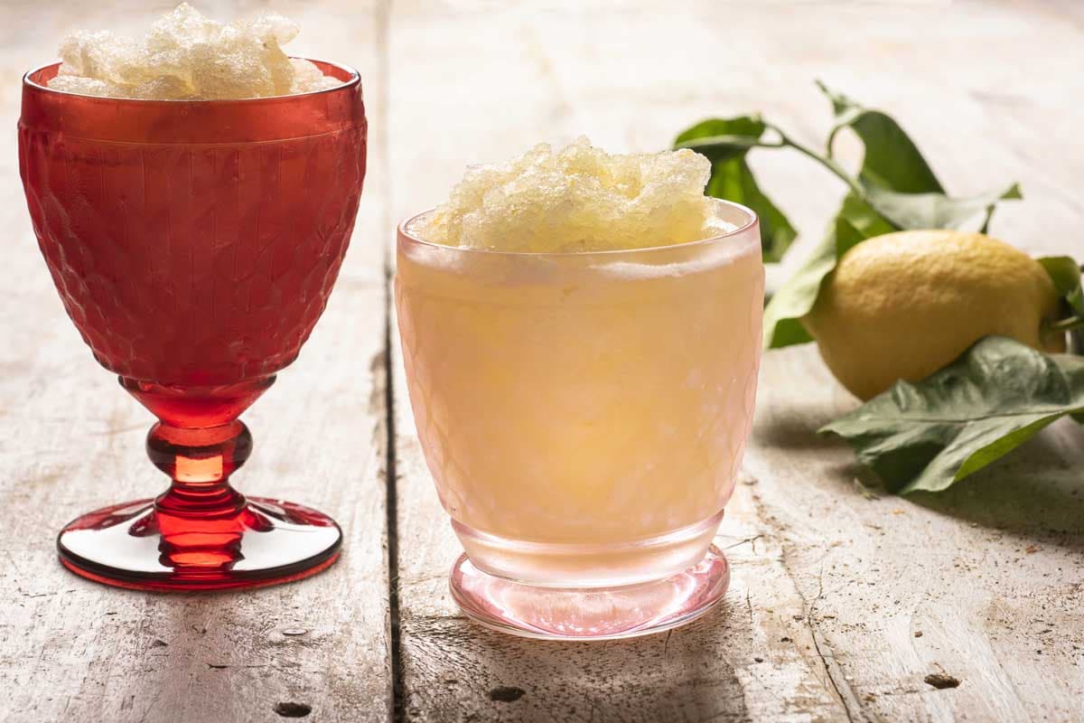 Granita al limone ricetta Granita al limone ricetta