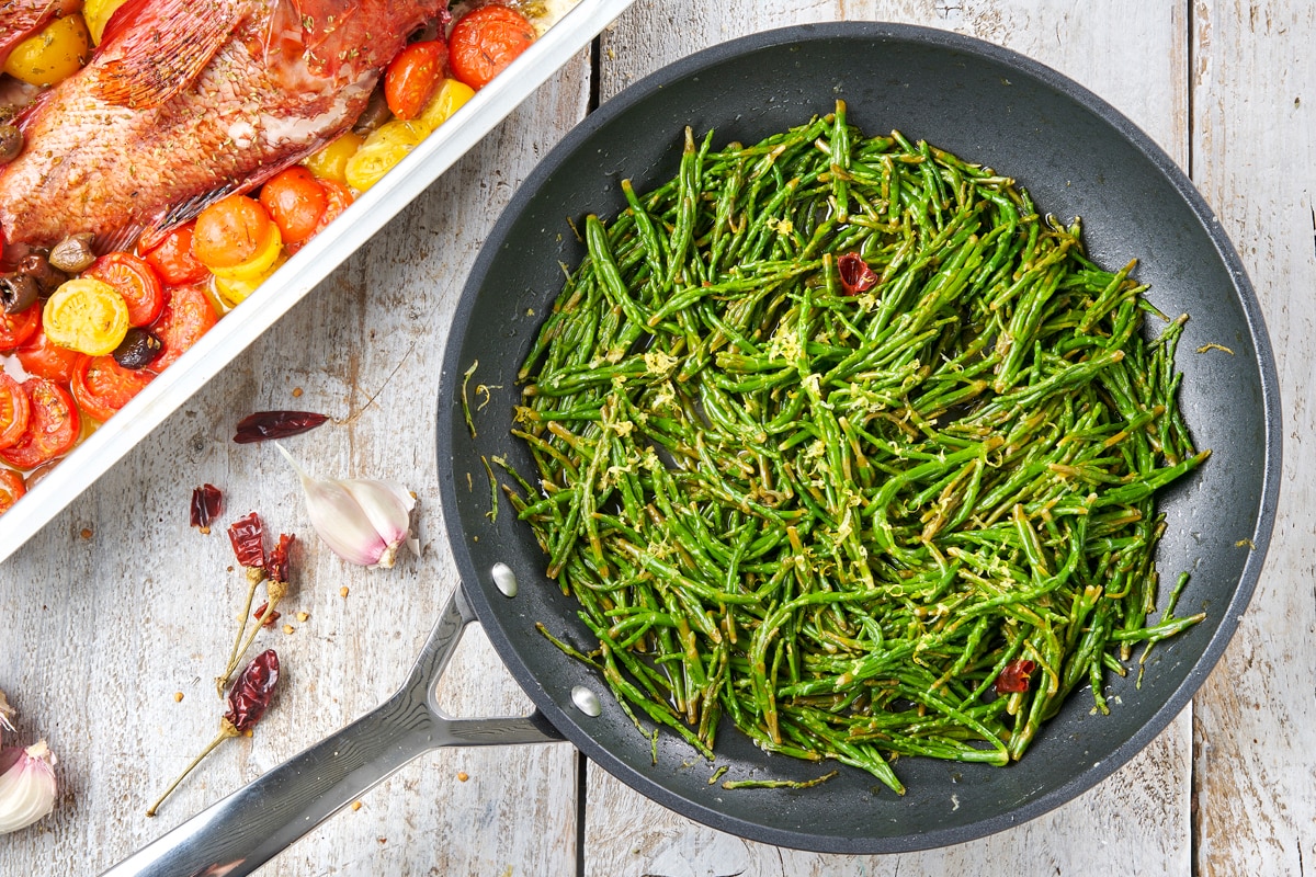 Salicornia in padella ricetta