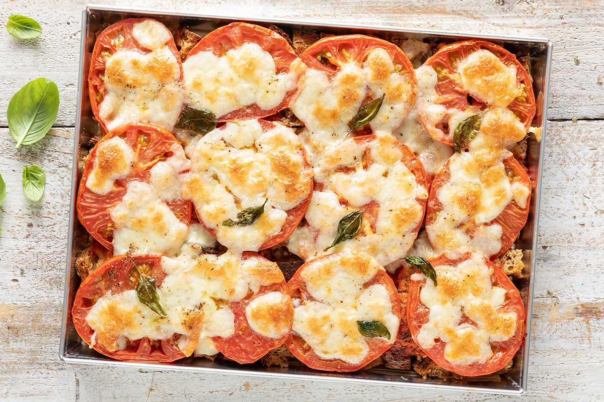 Caprese al forno ricetta