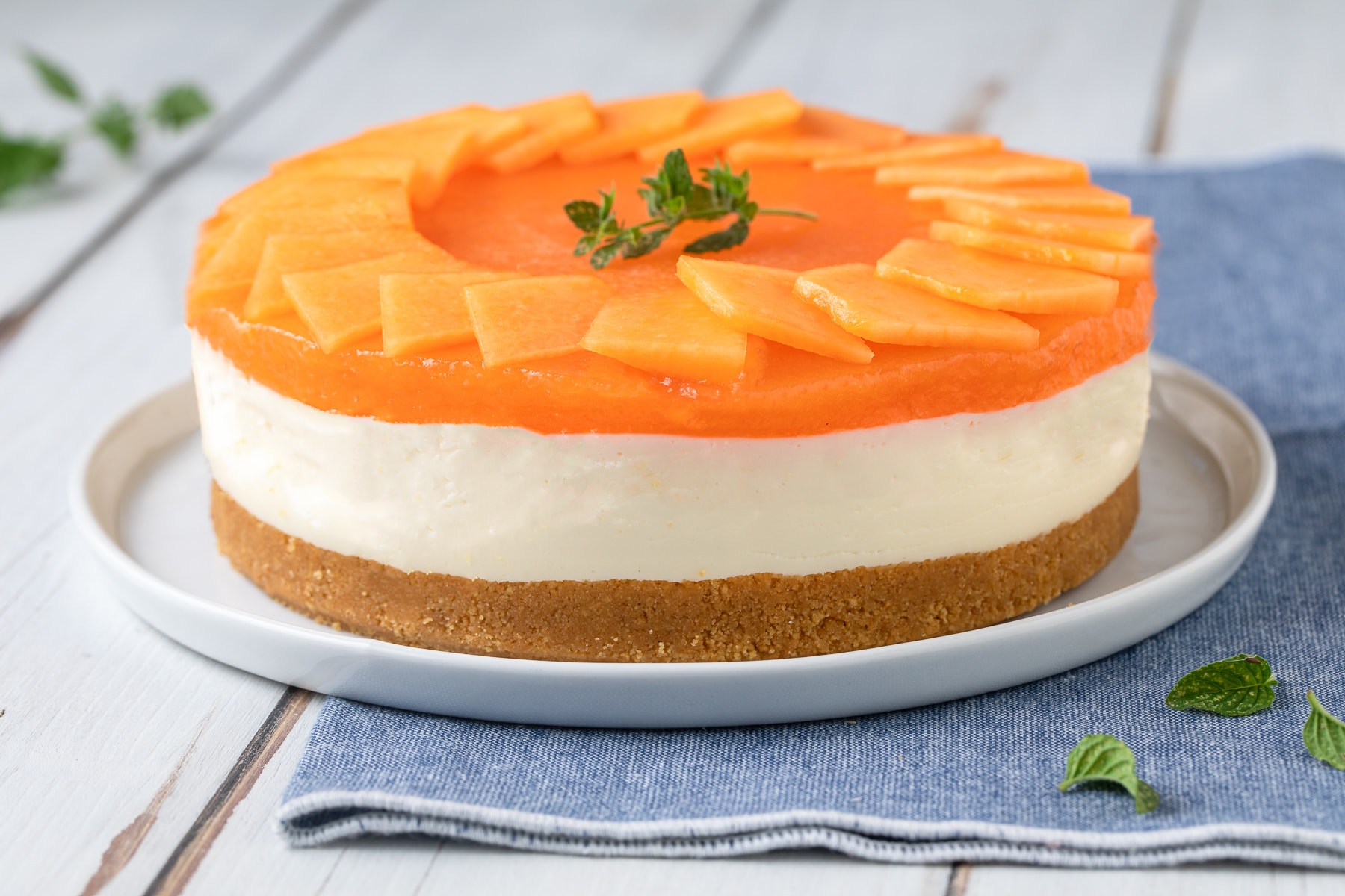 Cheesecake al melone  ricetta