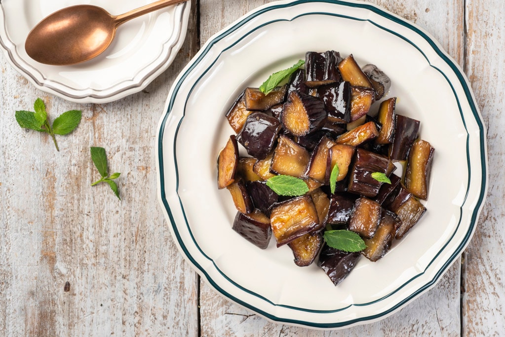 Melanzane agrodolci in padella ricetta