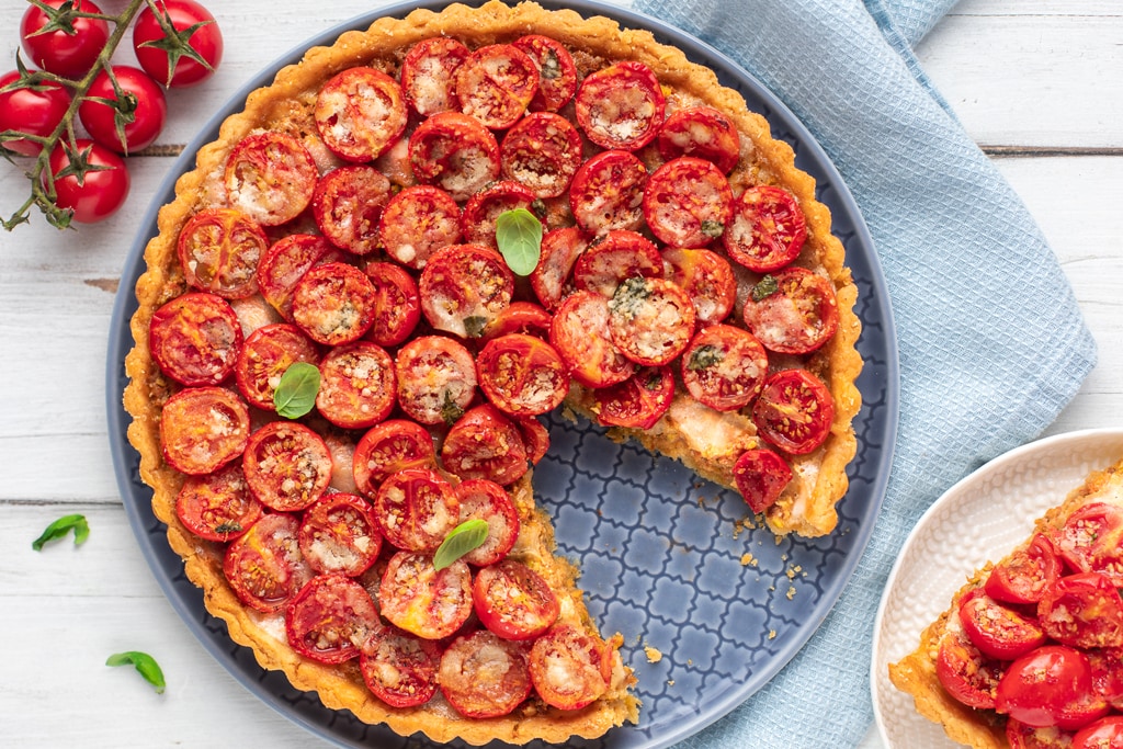 Torta parmigiana di pomodorini ricetta