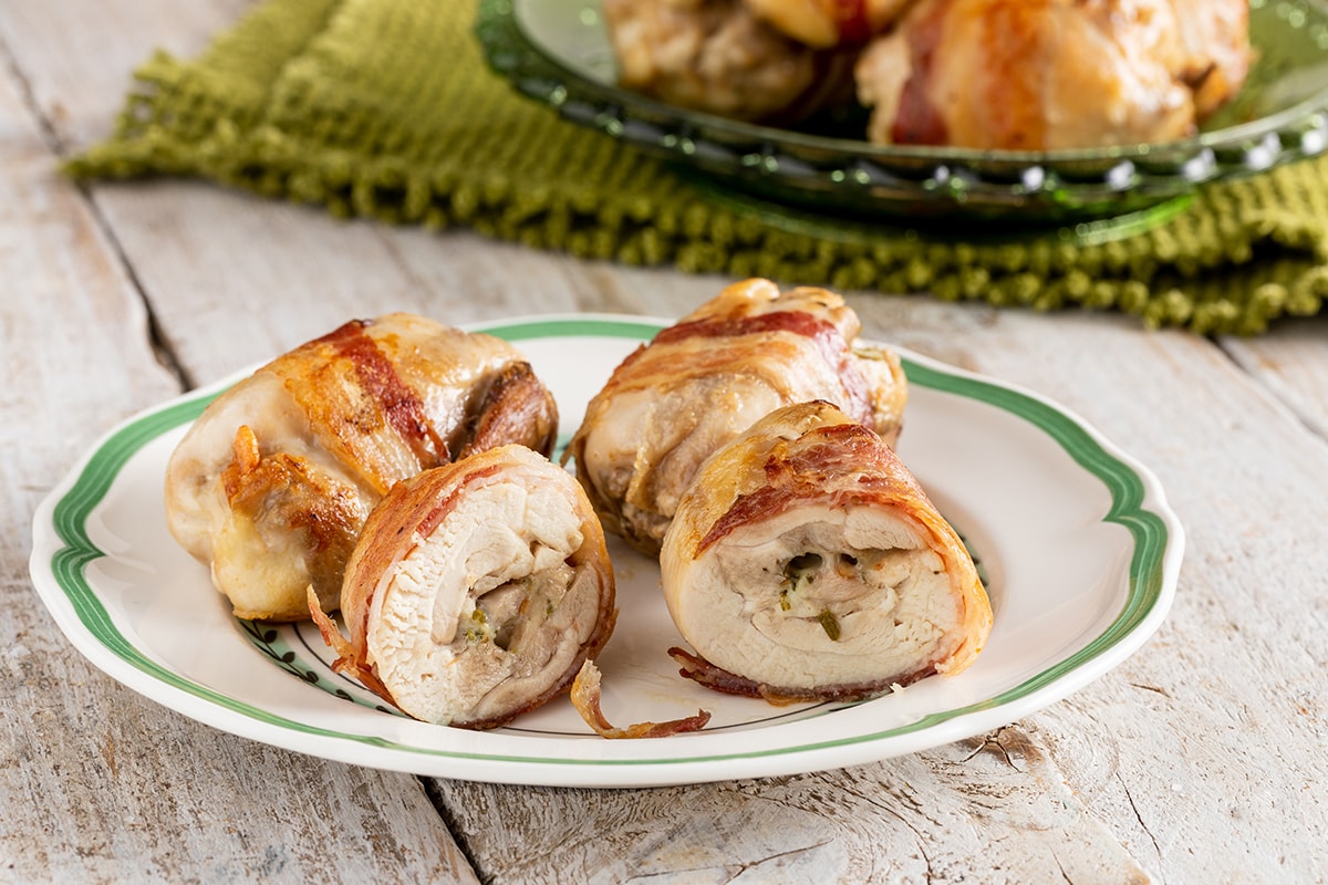 Involtini di pollo  ricetta