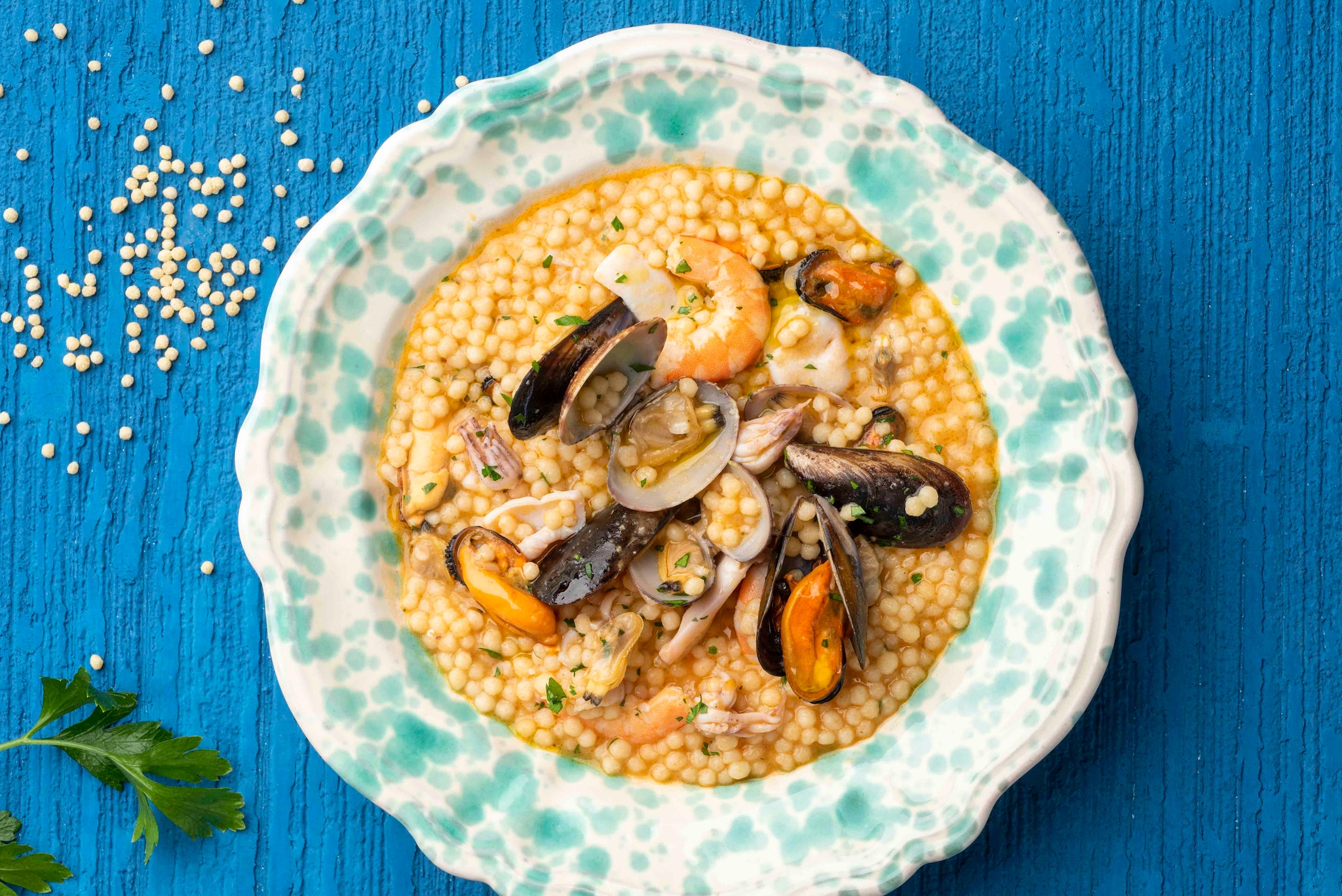 Fregula ai frutti di mare ricetta