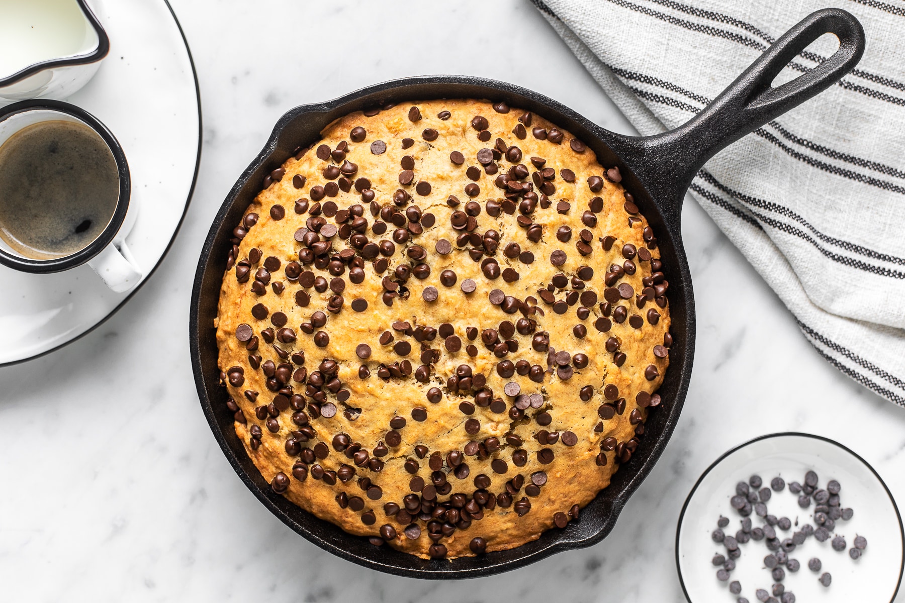 Torta banana bread e gocce di cioccolato ricetta