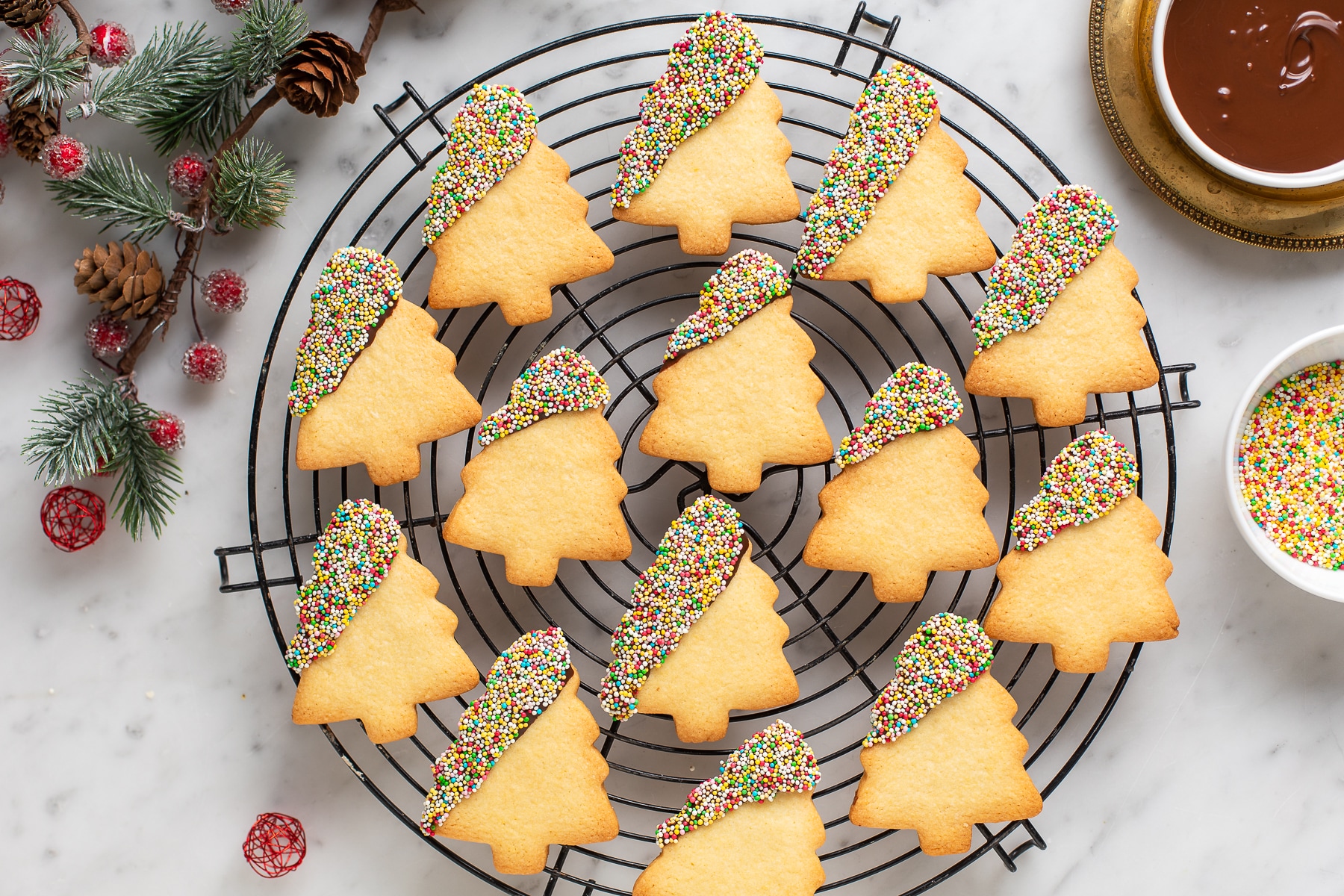 Biscotti albero di Natale  ricetta