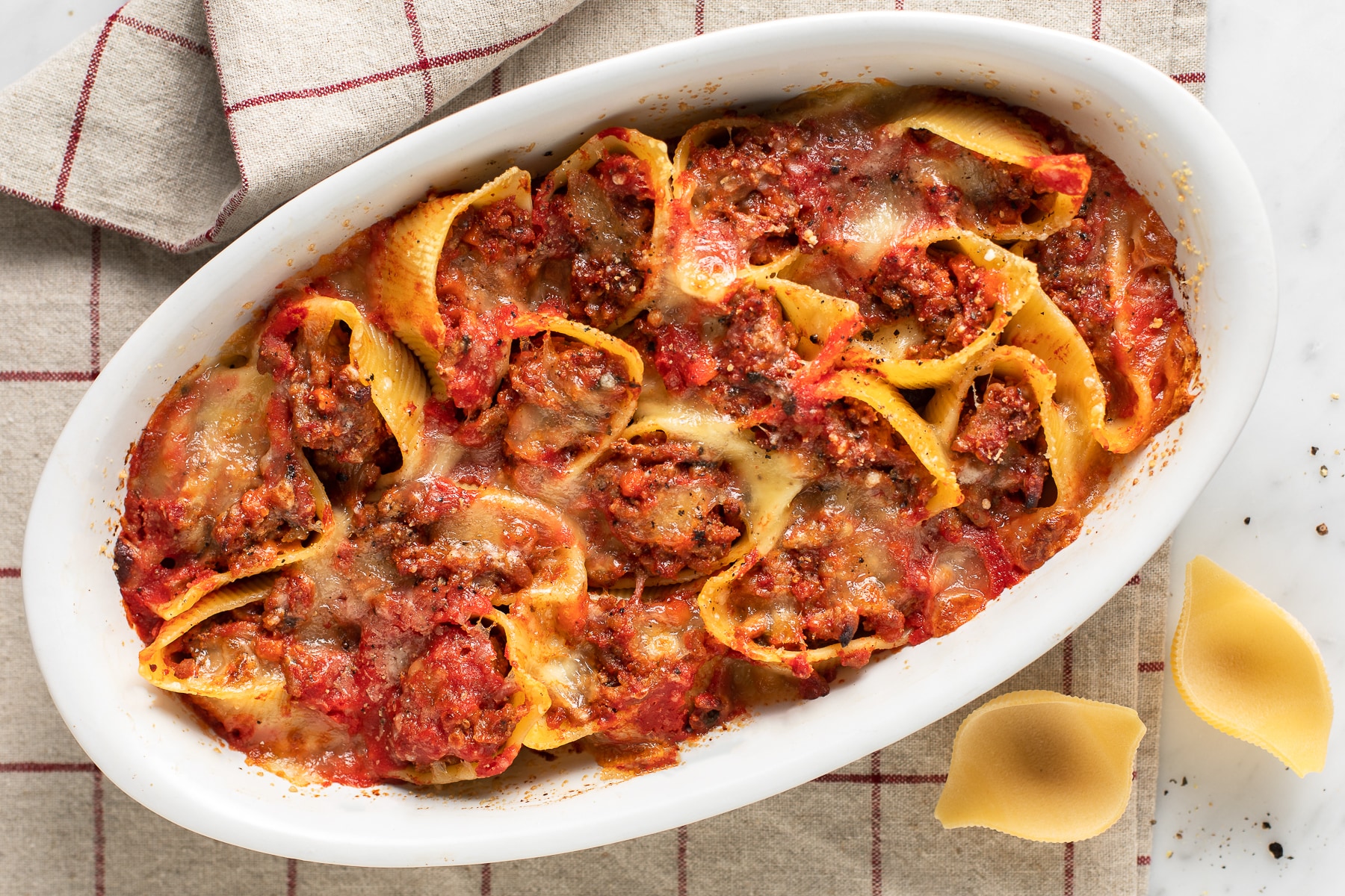 Conchiglioni ripieni al forno ricetta