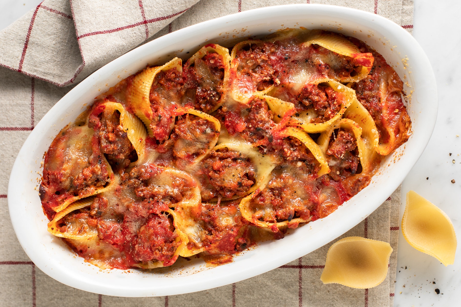 Conchiglioni ripieni al forno ricetta