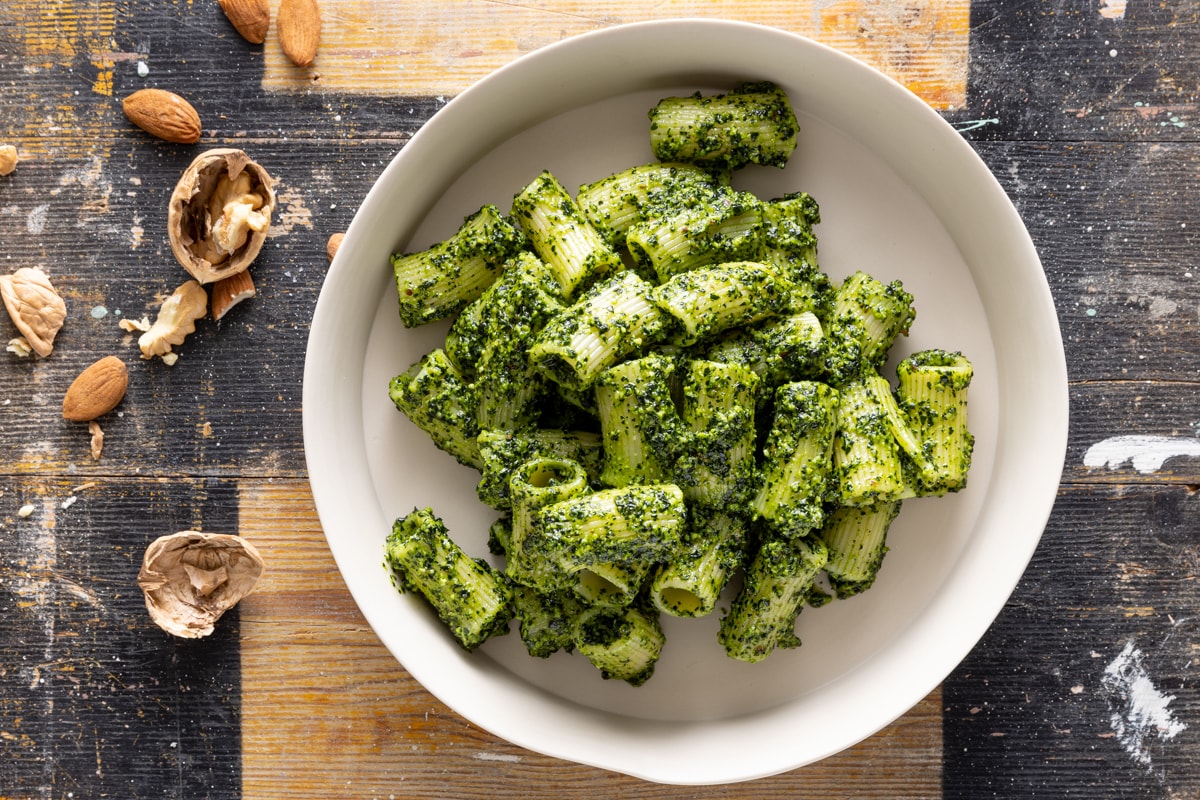 Pasta con pesto di cavolo nero ricetta