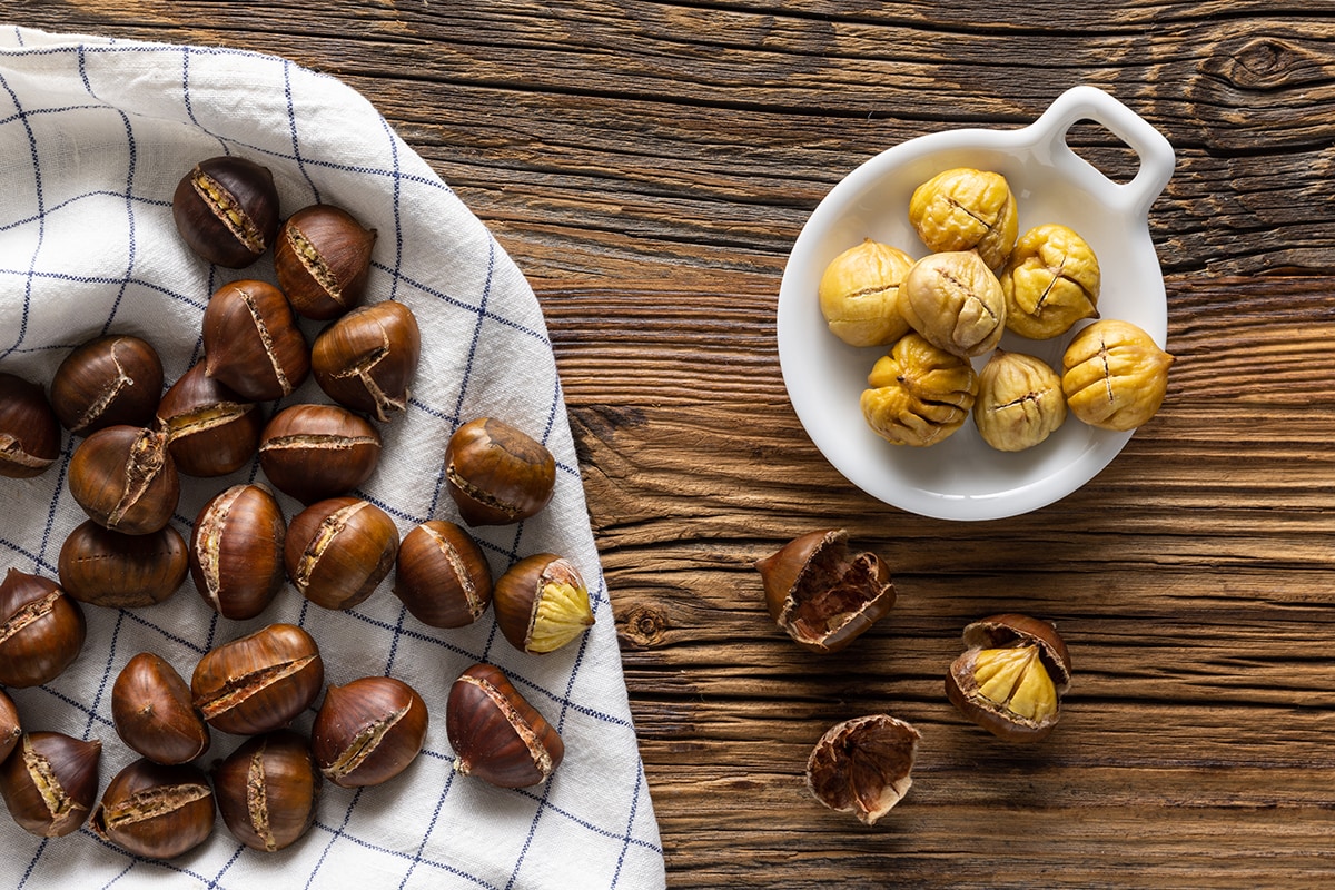 Castagne con friggitrice ad aria ricetta