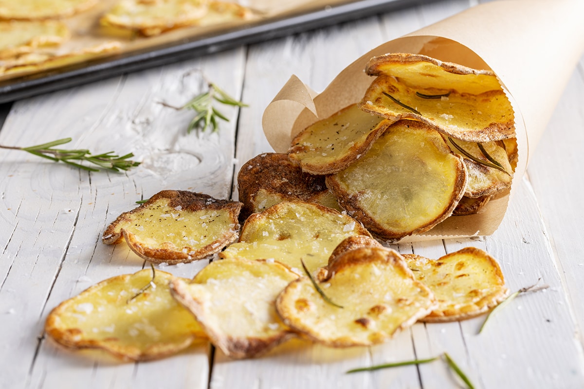 Chips di patate al forno ricetta