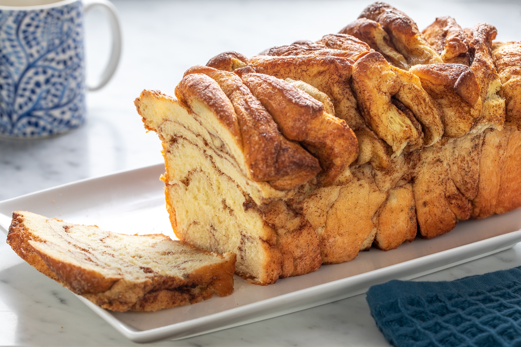 Cinnamon pull apart bread ricetta