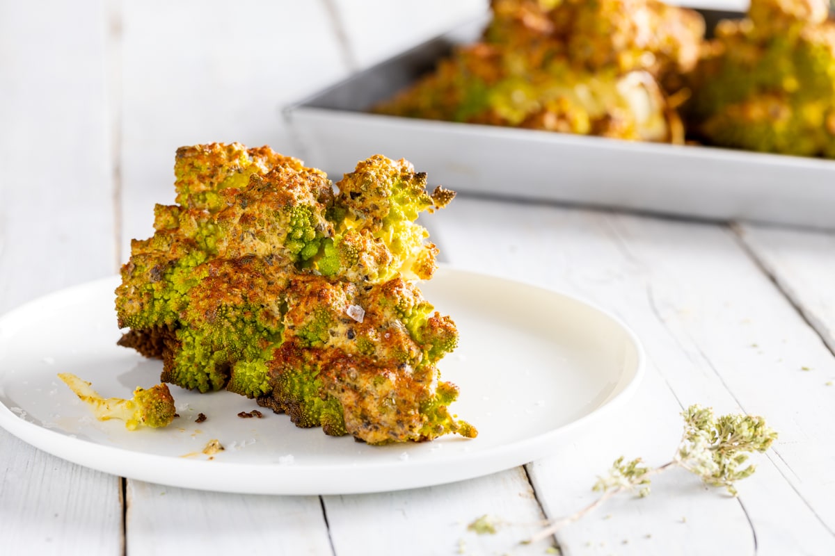 Broccolo romanesco al forno ricetta