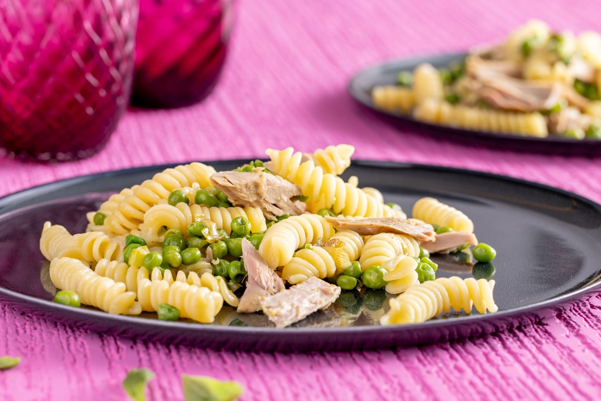 Pasta tonno e piselli ricetta