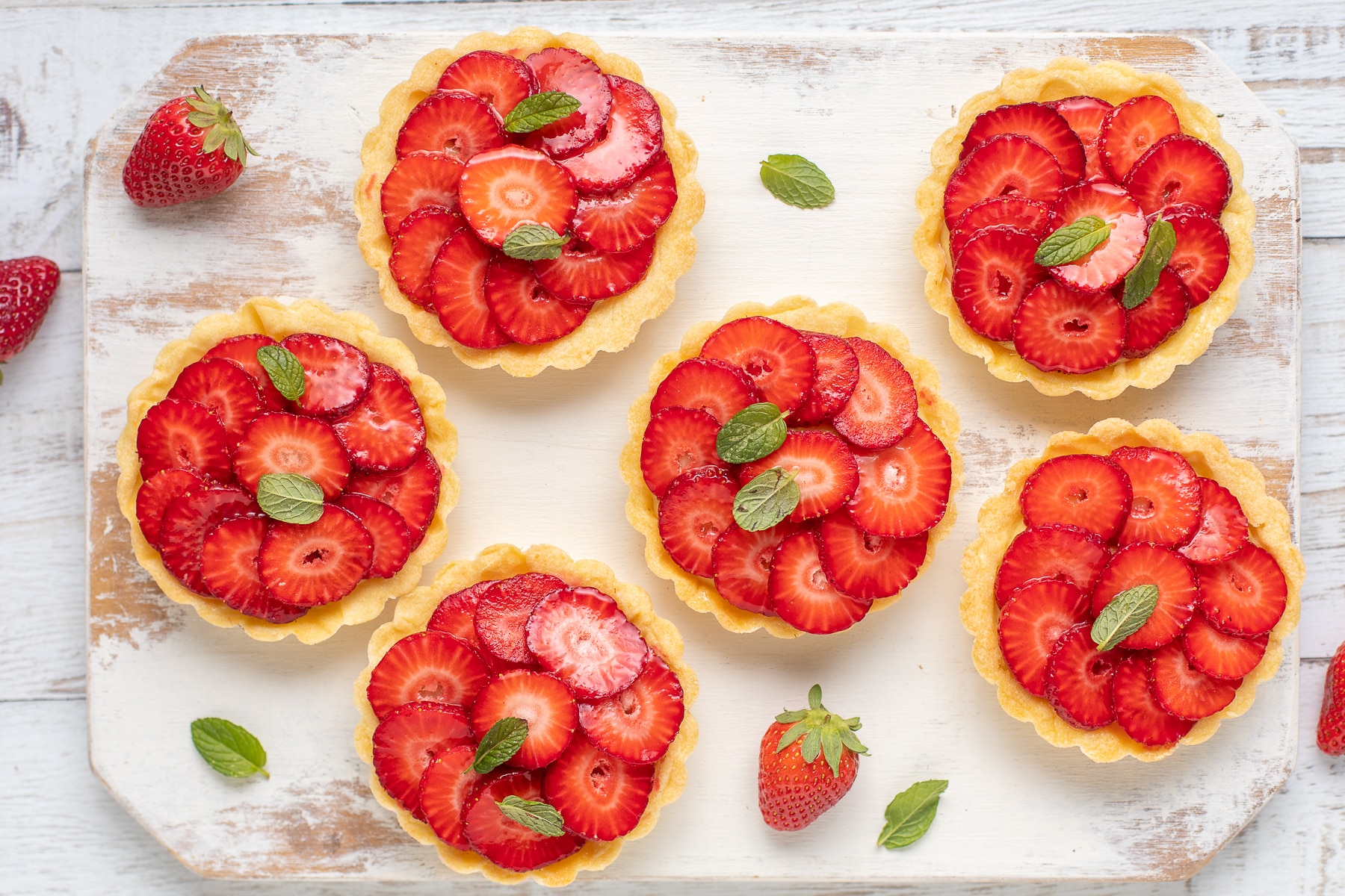 Crostatine alle fragole ricetta