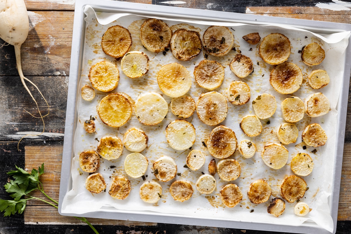 Daikon al forno  ricetta