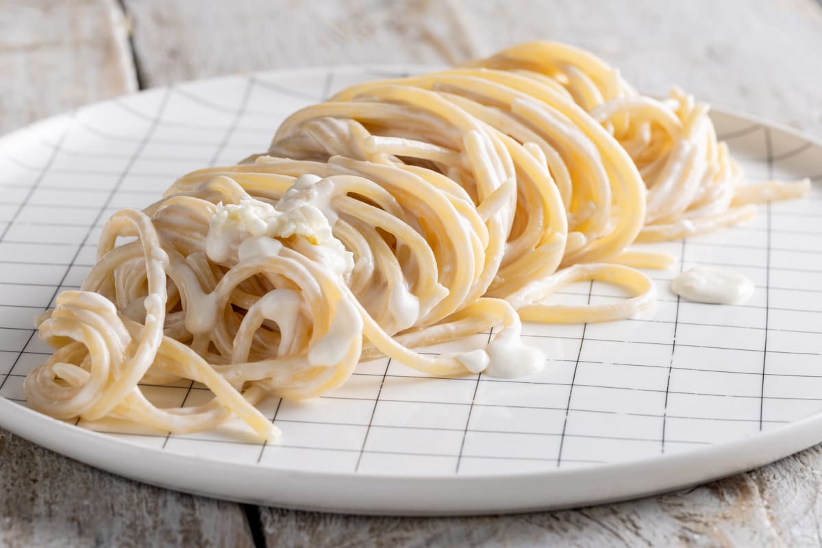 Pasta panna e parmigiano  ricetta