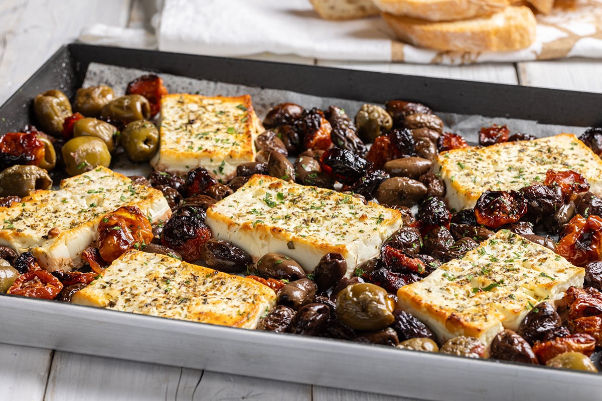 Feta speziata al forno ricetta