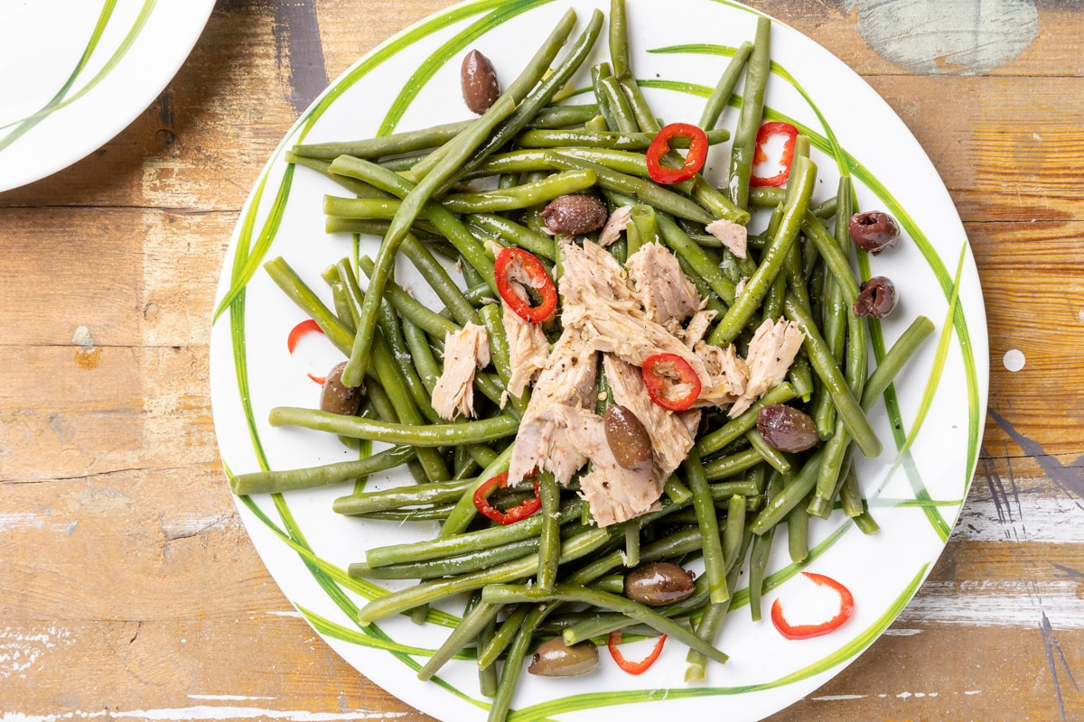 Insalata di fagiolini e tonno ricetta