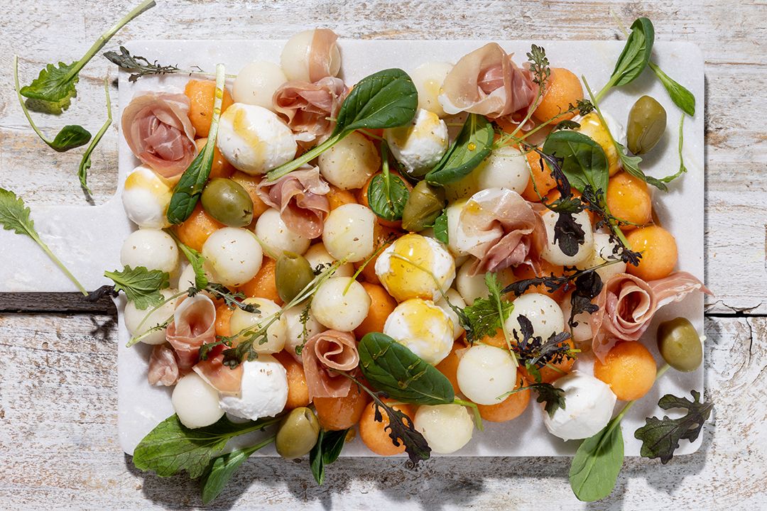 Melone, prosciutto e mozzarella ricetta