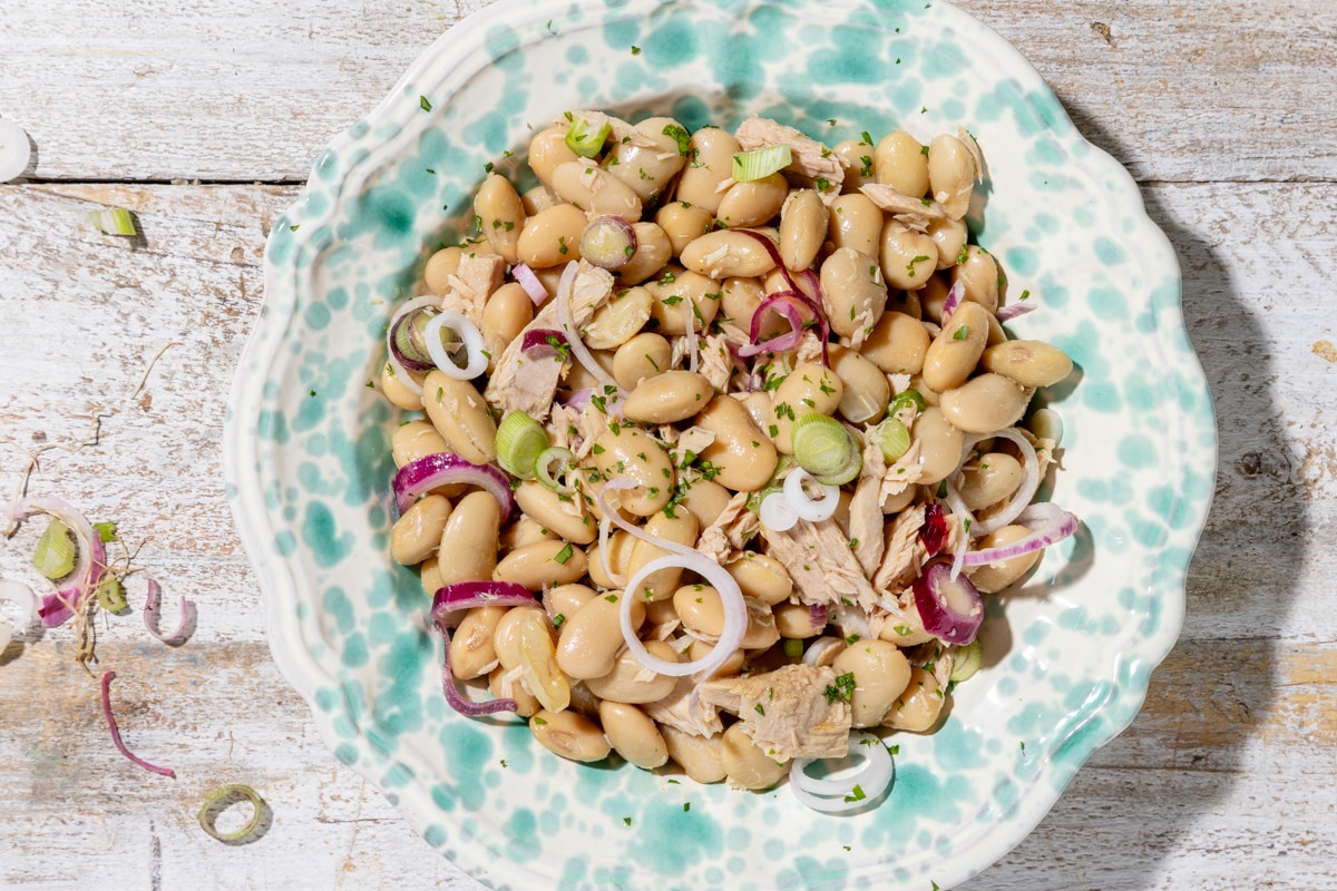 Insalata di fagioli e tonno ricetta