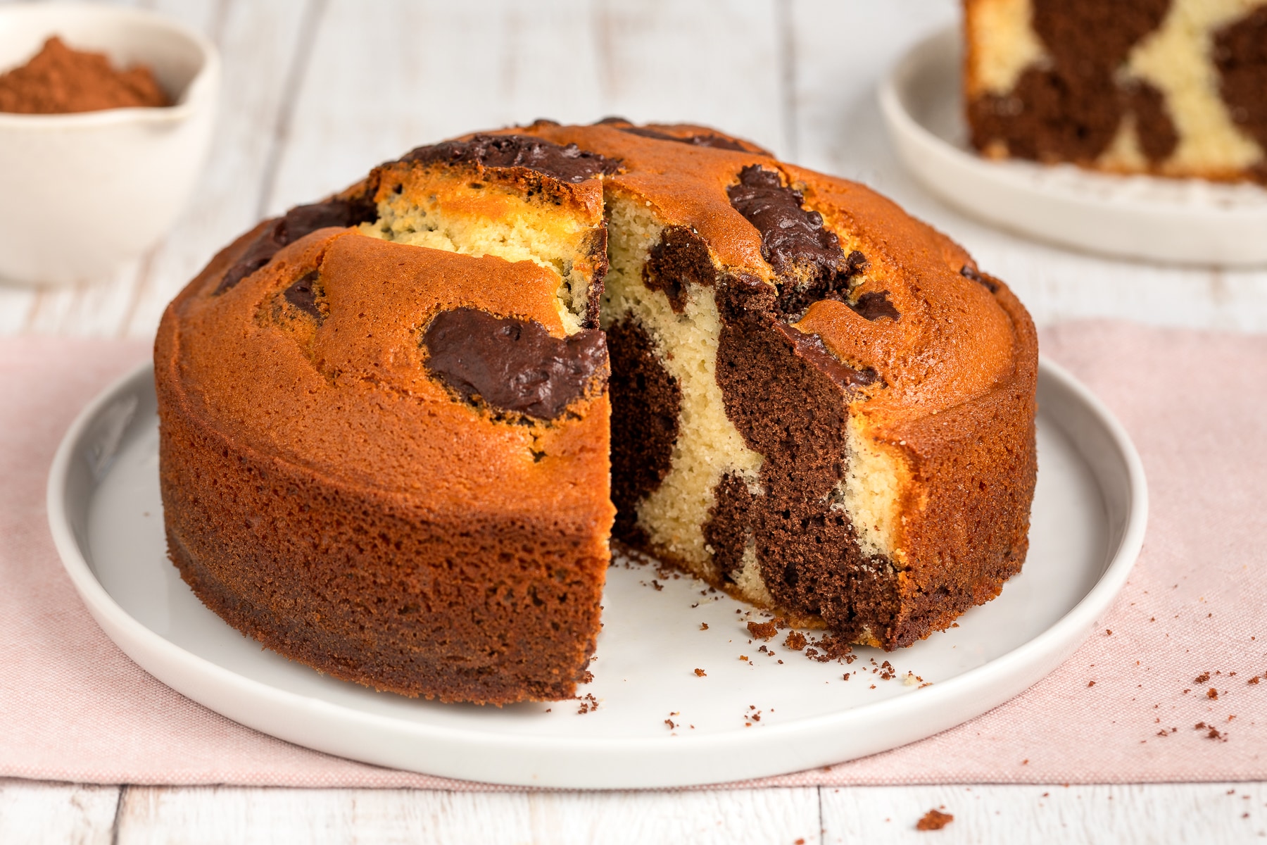 Torta bicolore ricetta