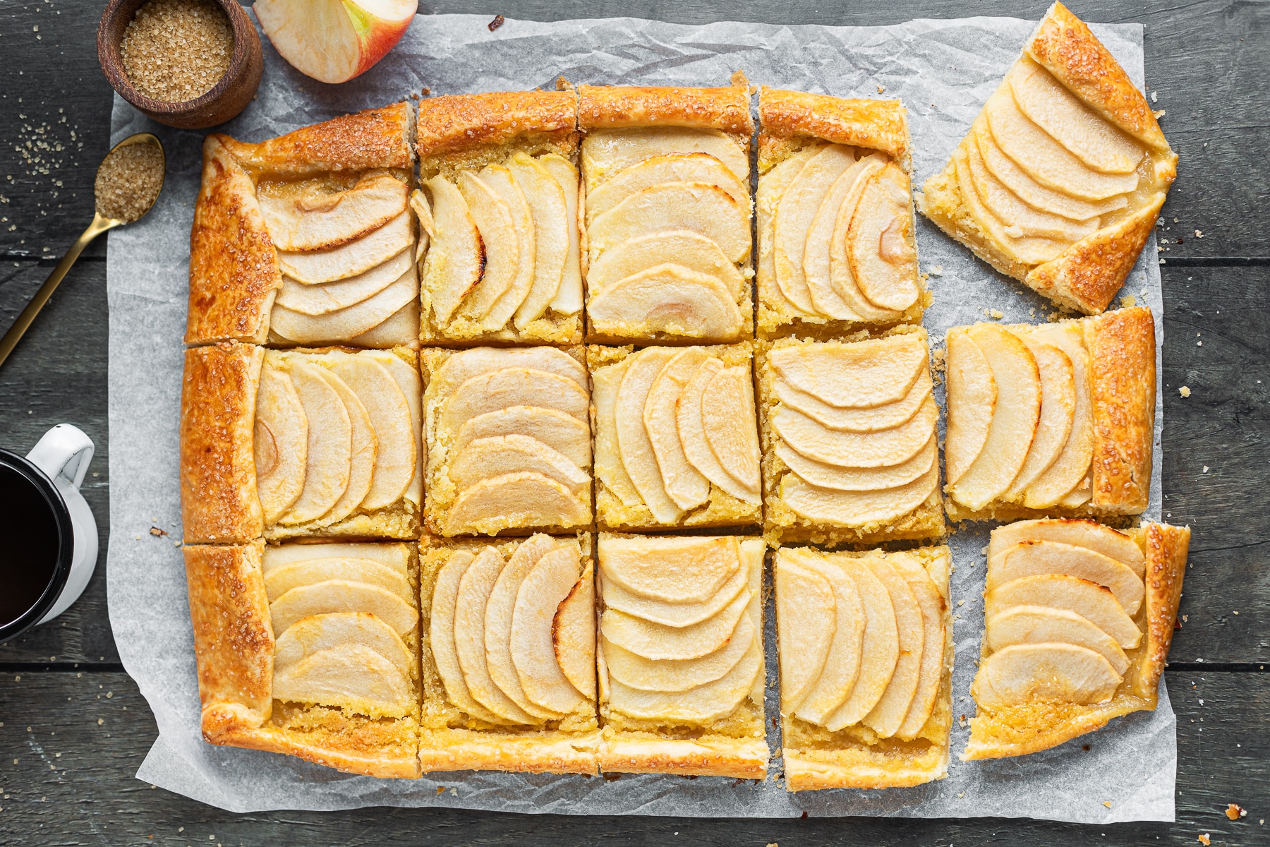 Galette alle mele ricetta