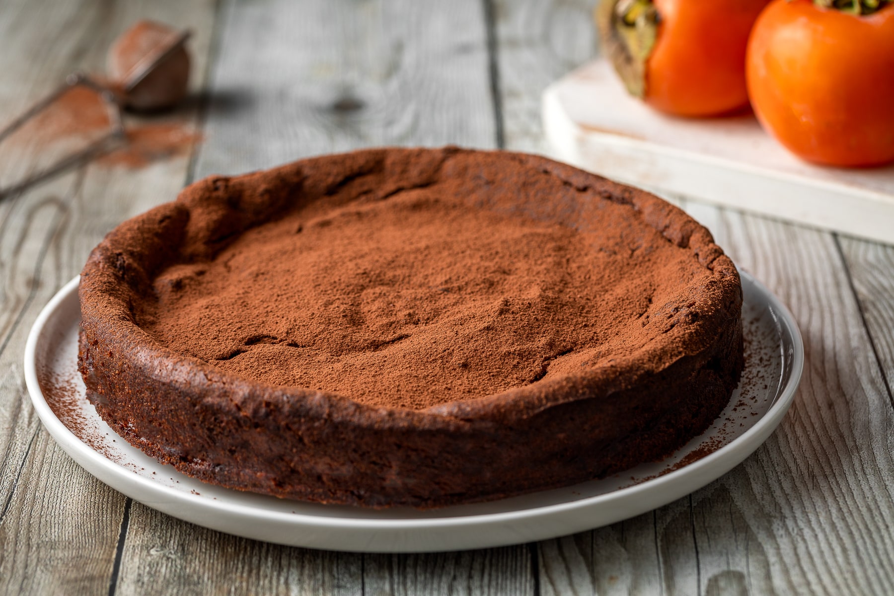 Torta cachi e cioccolato ricetta