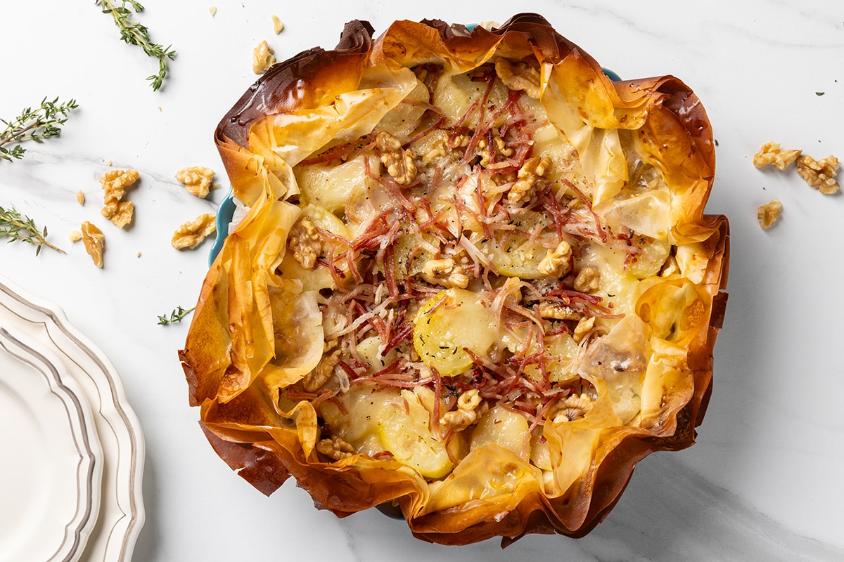 Torta salata di pasta fillo ricetta