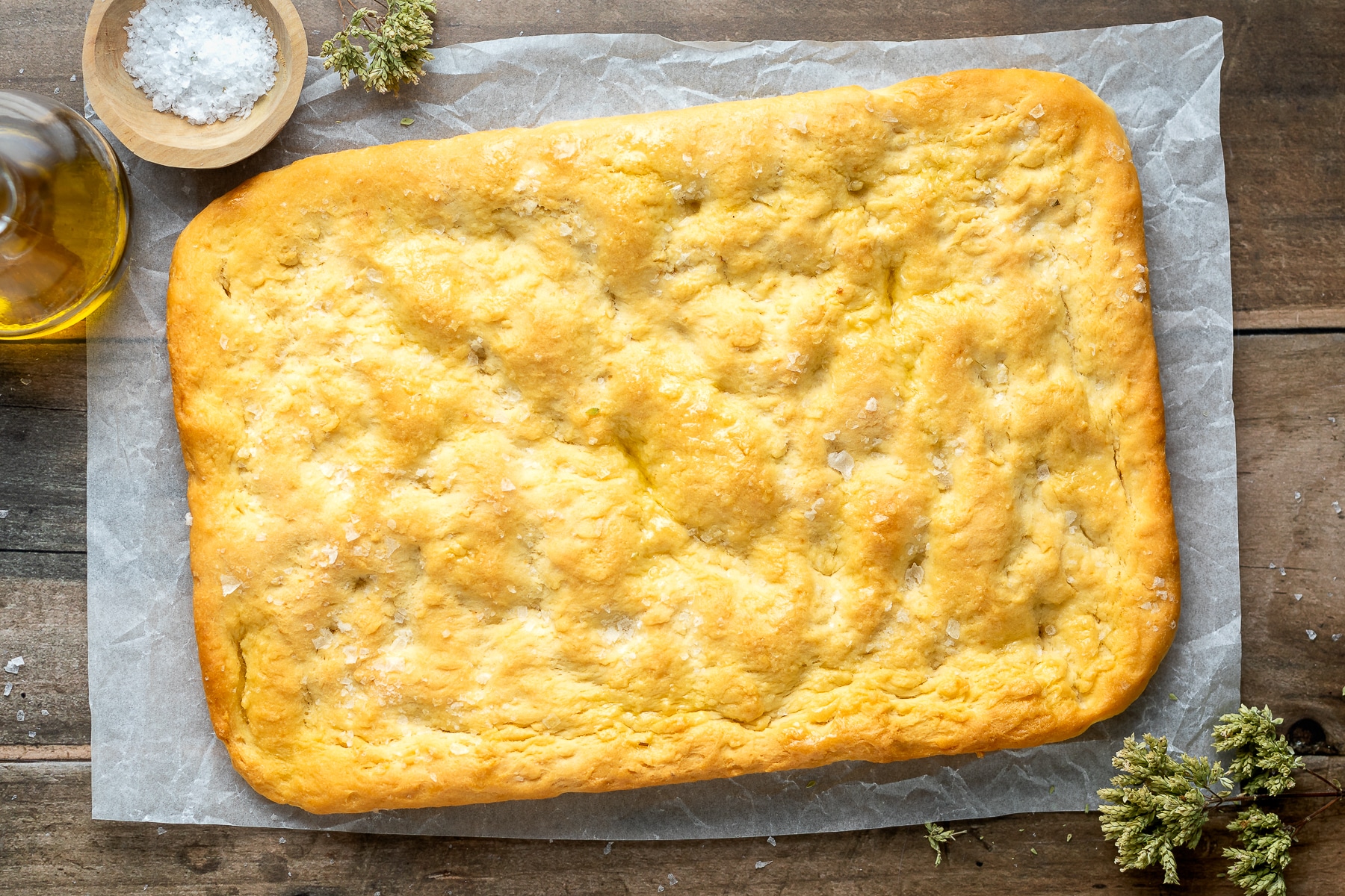 Focaccia con lievito istantaneo ricetta