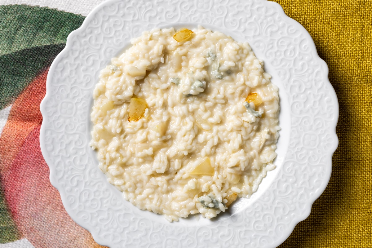 Risotto pere e gorgonzola ricetta