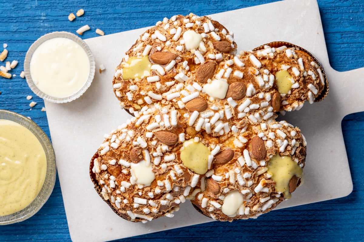 Colomba farcita ricetta