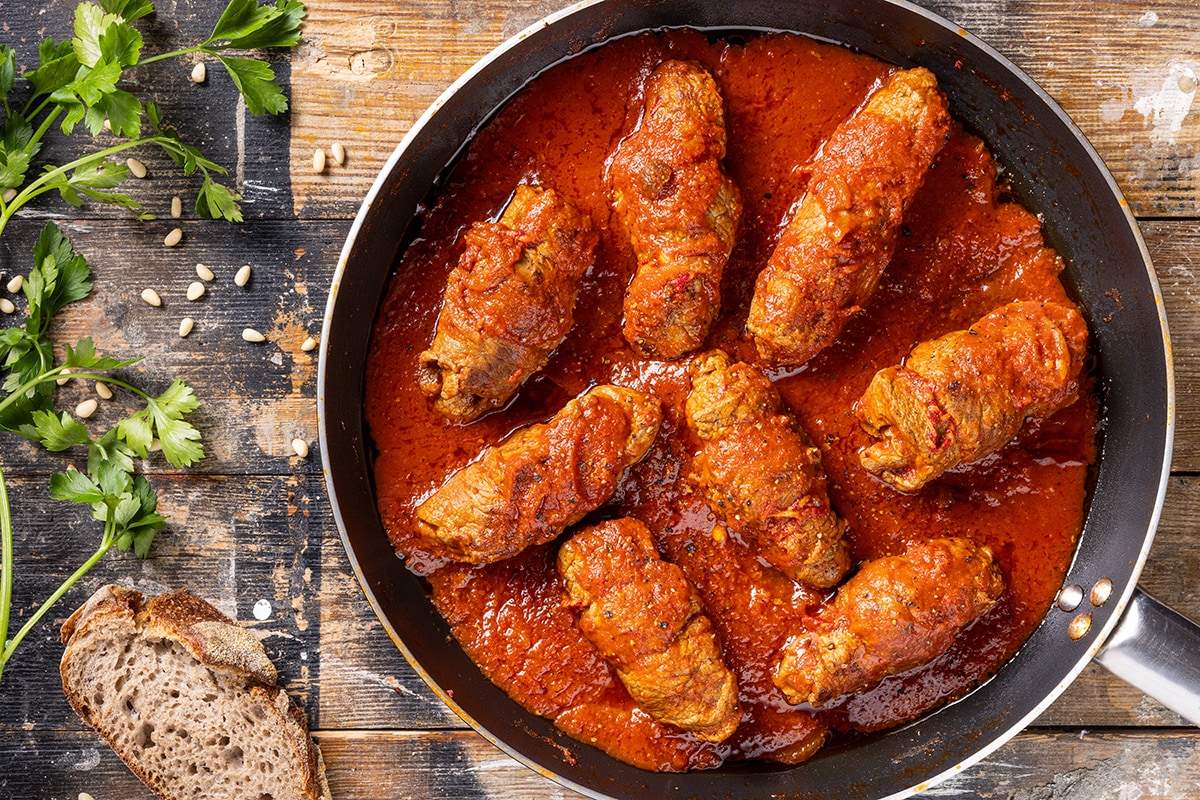 Braciole napoletane al sugo ricetta