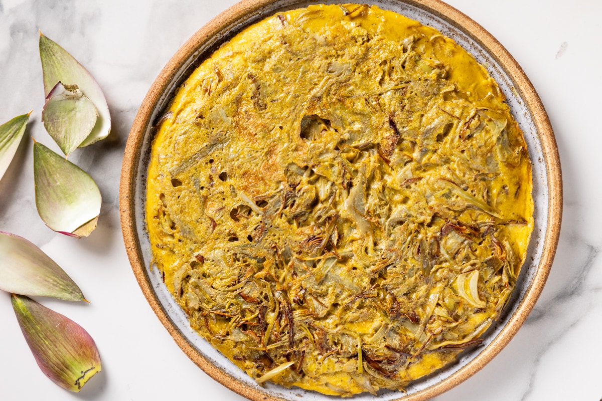 Frittata di carciofi ricetta