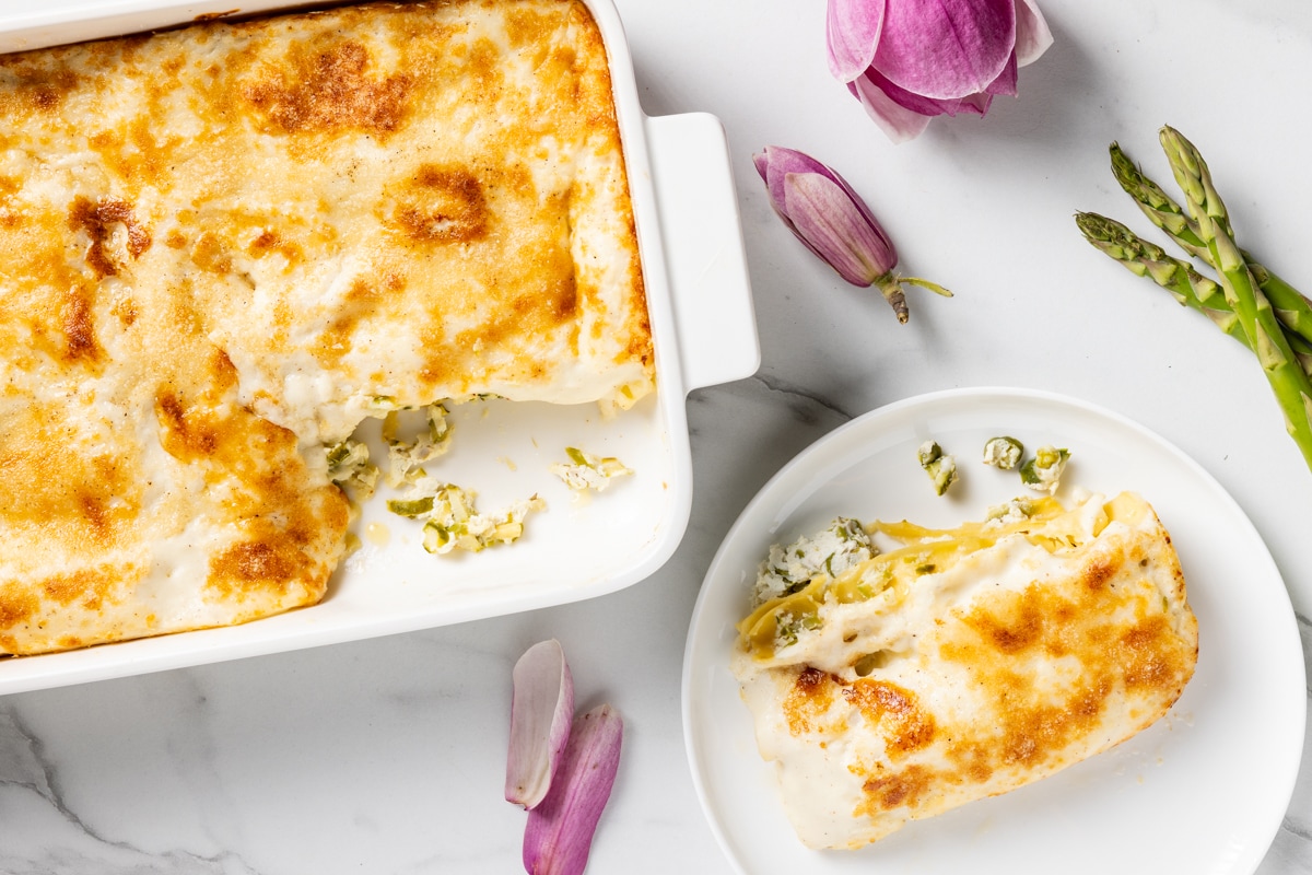 Cannelloni con gli asparagi ricetta
