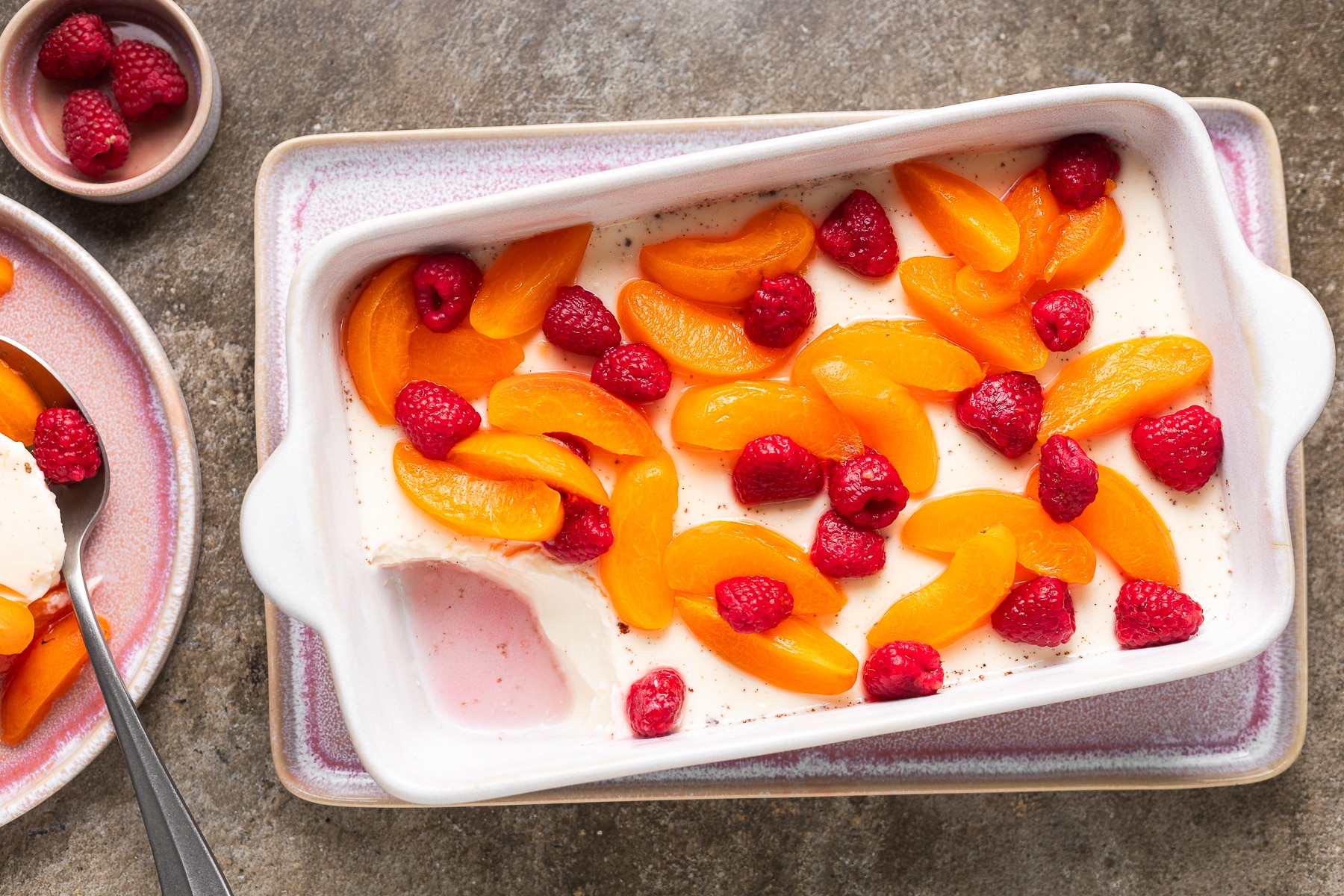 Panna cotta in teglia ricetta