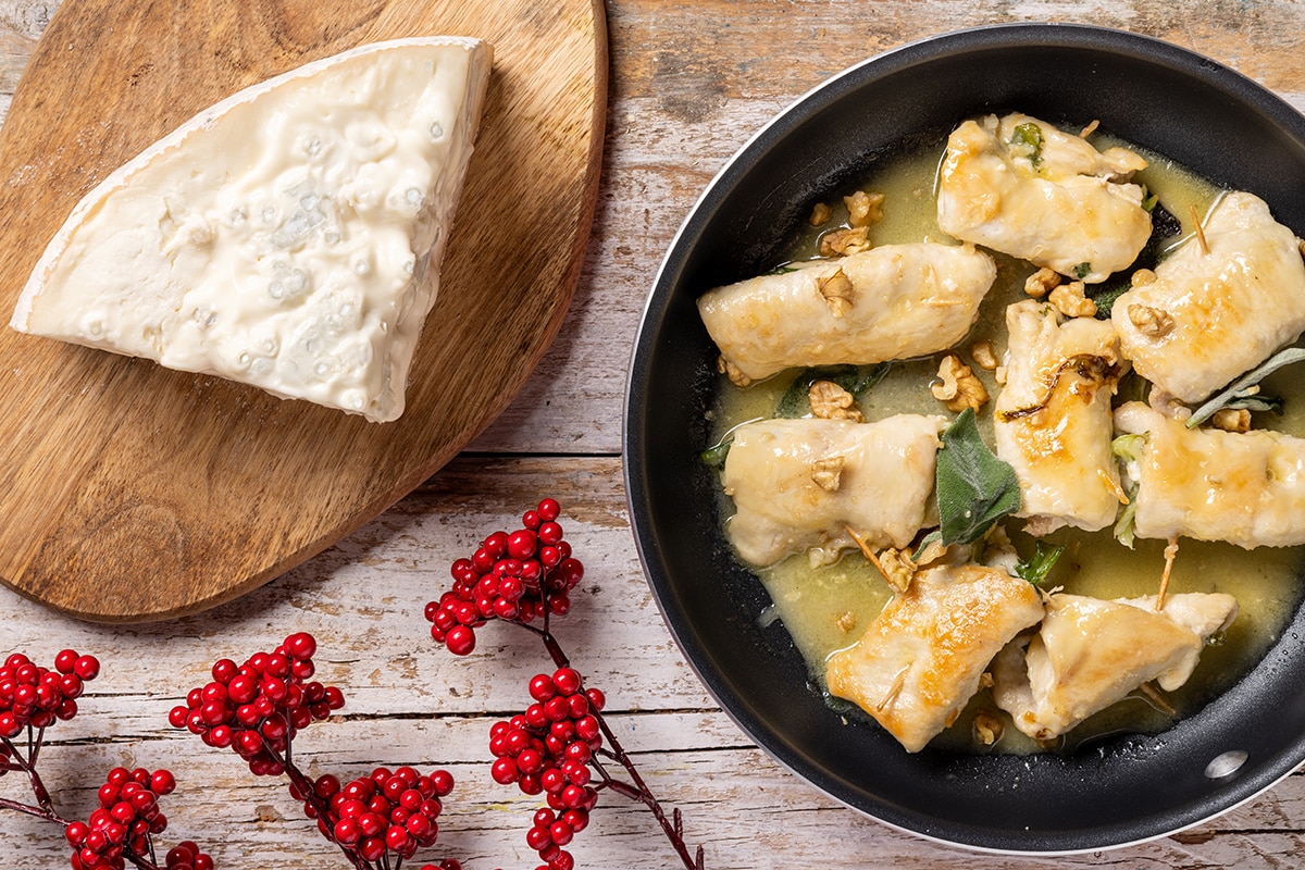Bocconcini di pollo con gorgonzola ricetta