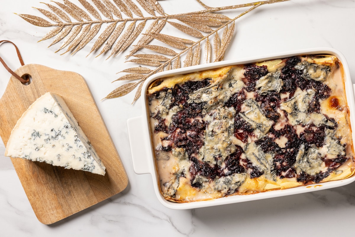 Lasagna radicchio e gorgonzola ricetta