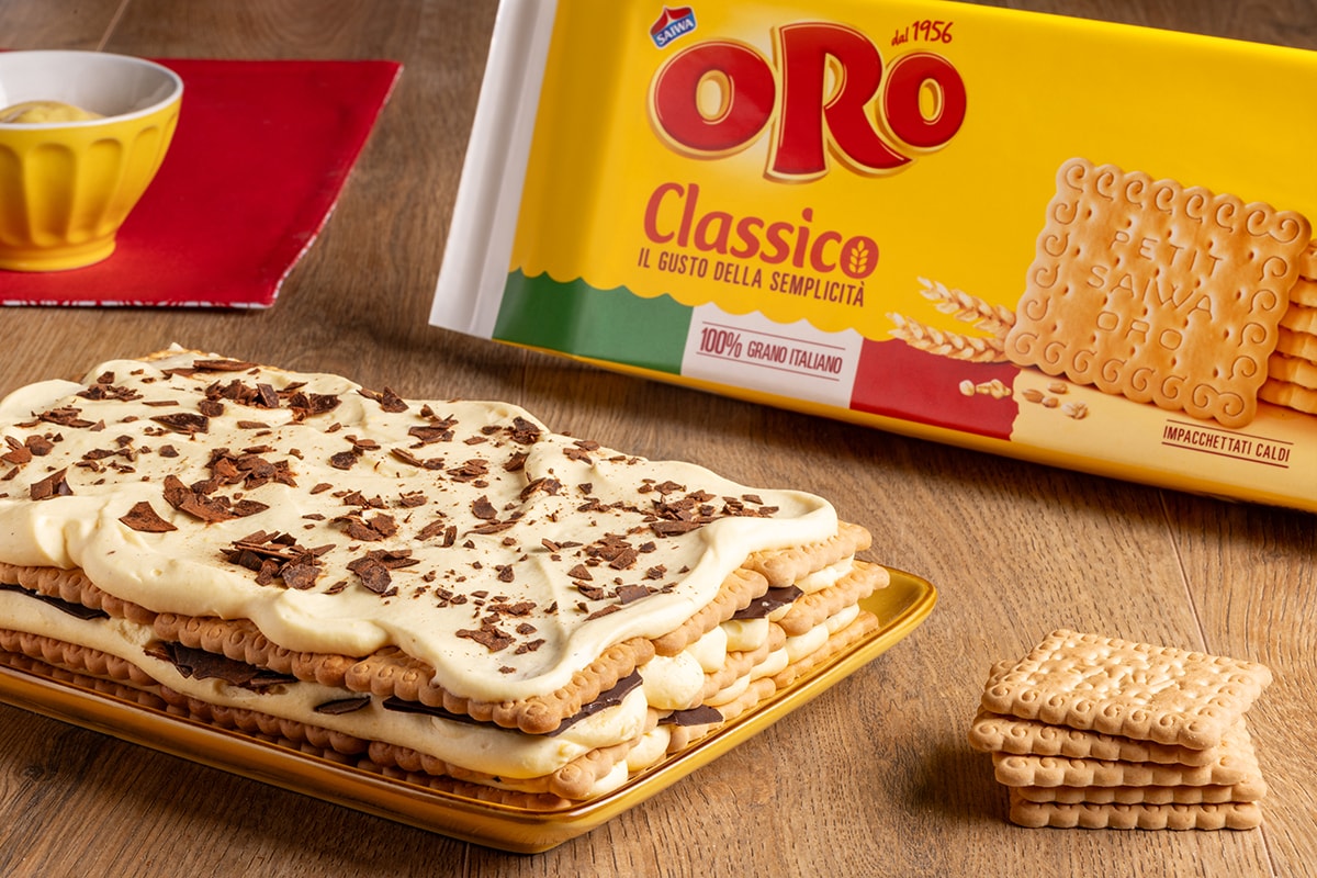 Mattonella con Oro Saiwa ricetta