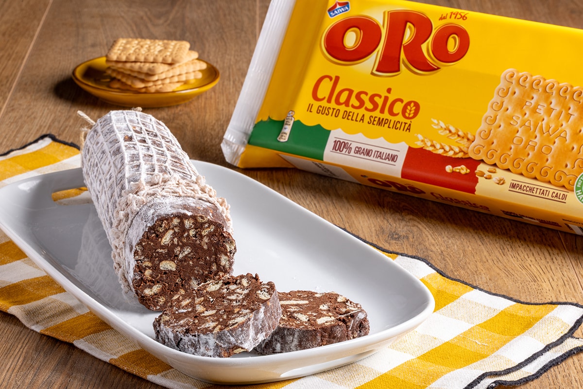 Salame di cioccolato light ricetta